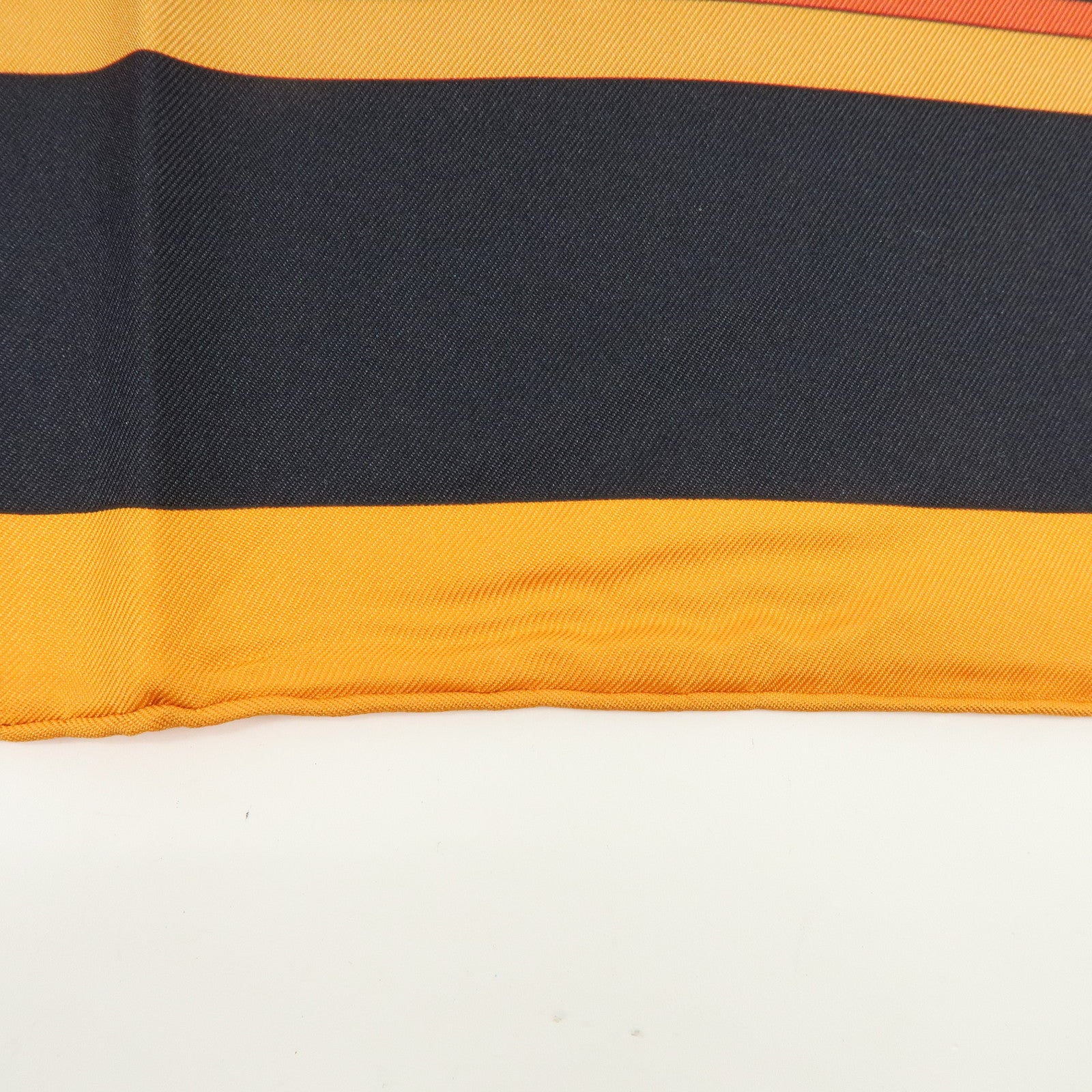 HERMES Carre 90 Silk 100% Scarf SEQUENCES Horse Print Orange Black