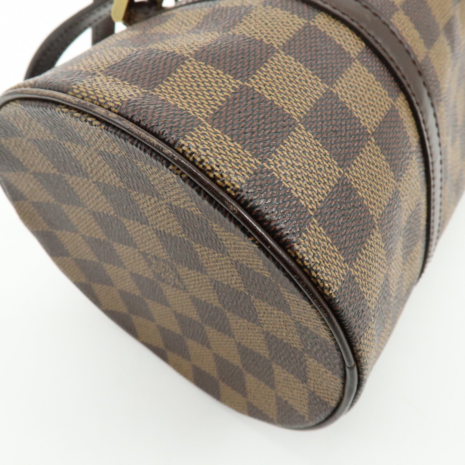 Louis Vuitton Damier Ebene Papillon 30 Hand Bag Brown N51303