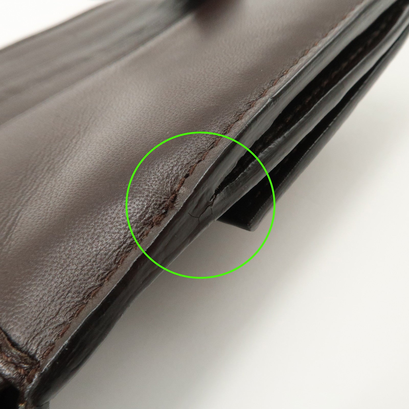 Bottega Veneta Intrecciato Leather Bi-fold Comact Wallet Brown
