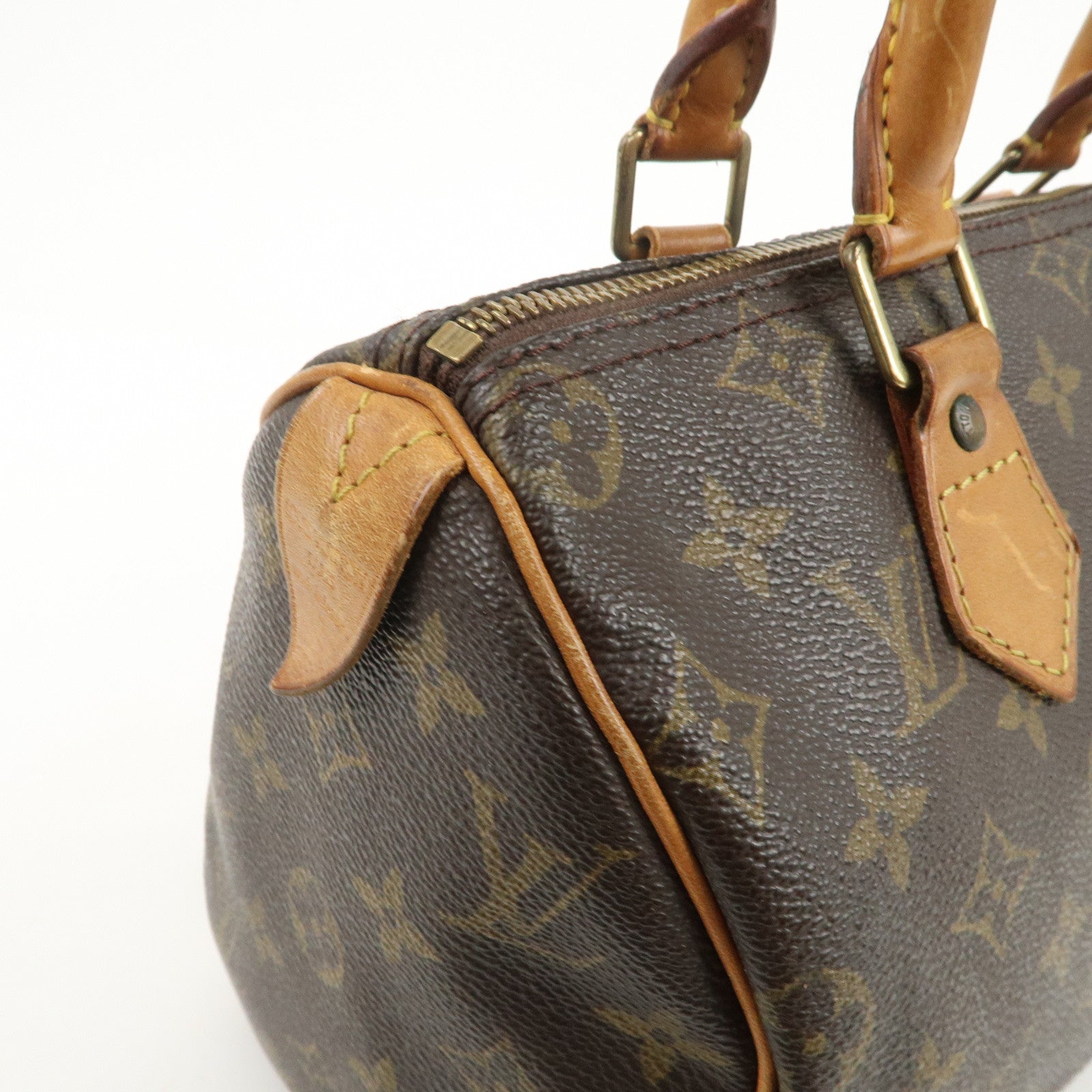 Louis Vuitton Monogram Speedy 25 Boston Bag Hand Bag Brown M41528