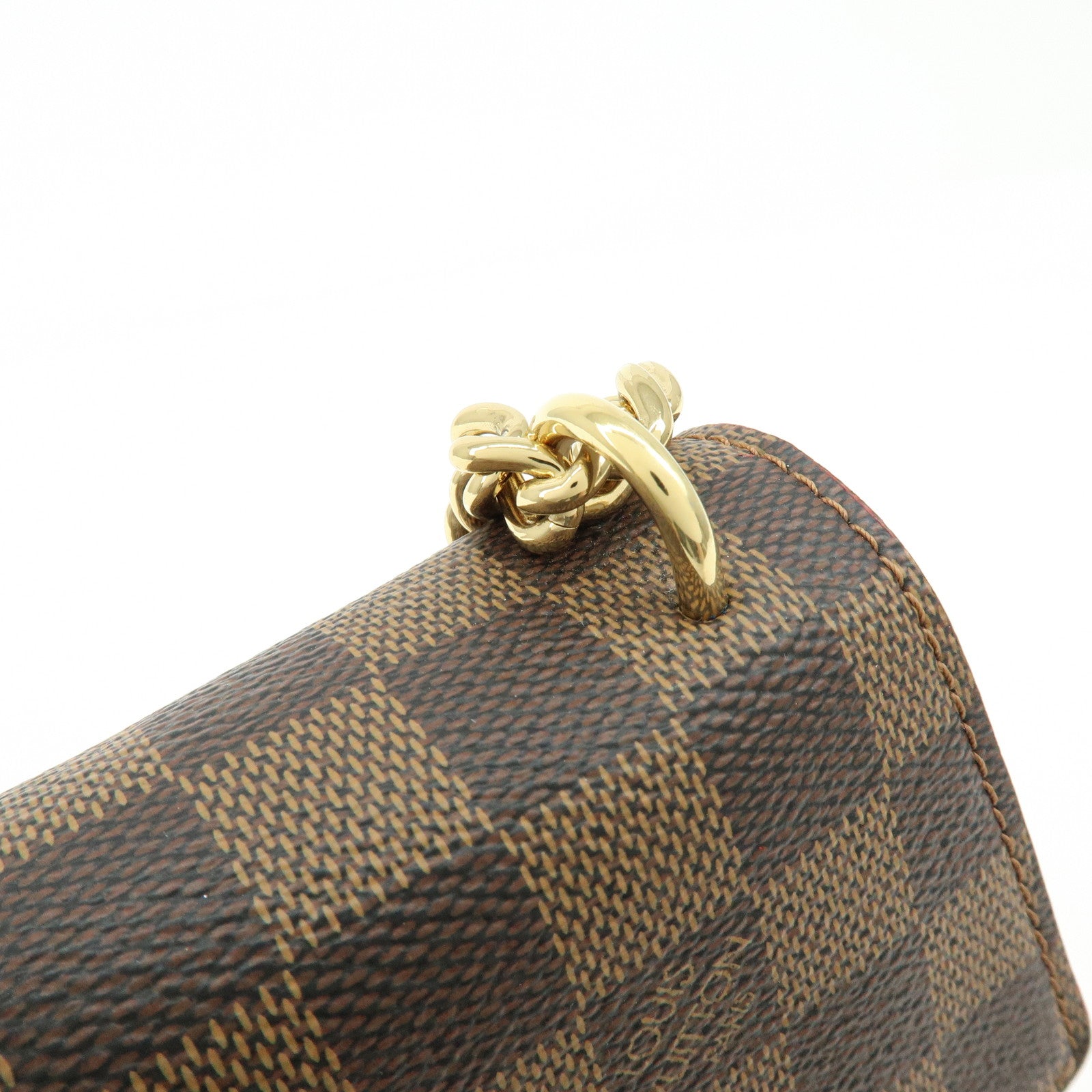 Louis Vuitton Damier Ebene Kaisa Clutch Chain Shoulder Bag N41596