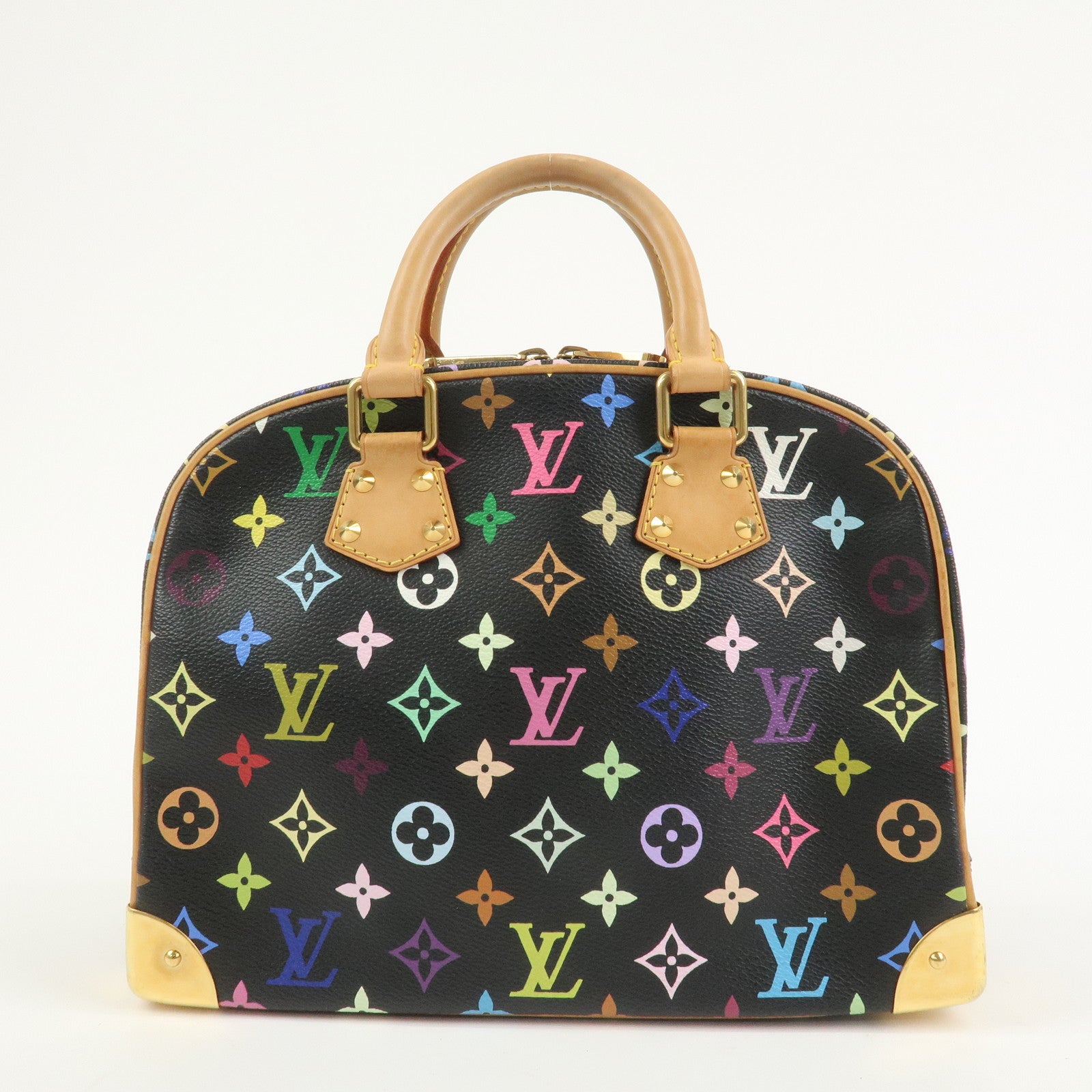 Louis Vuitton Monogram Multicolor Trouville Hand Bag Noir M92662