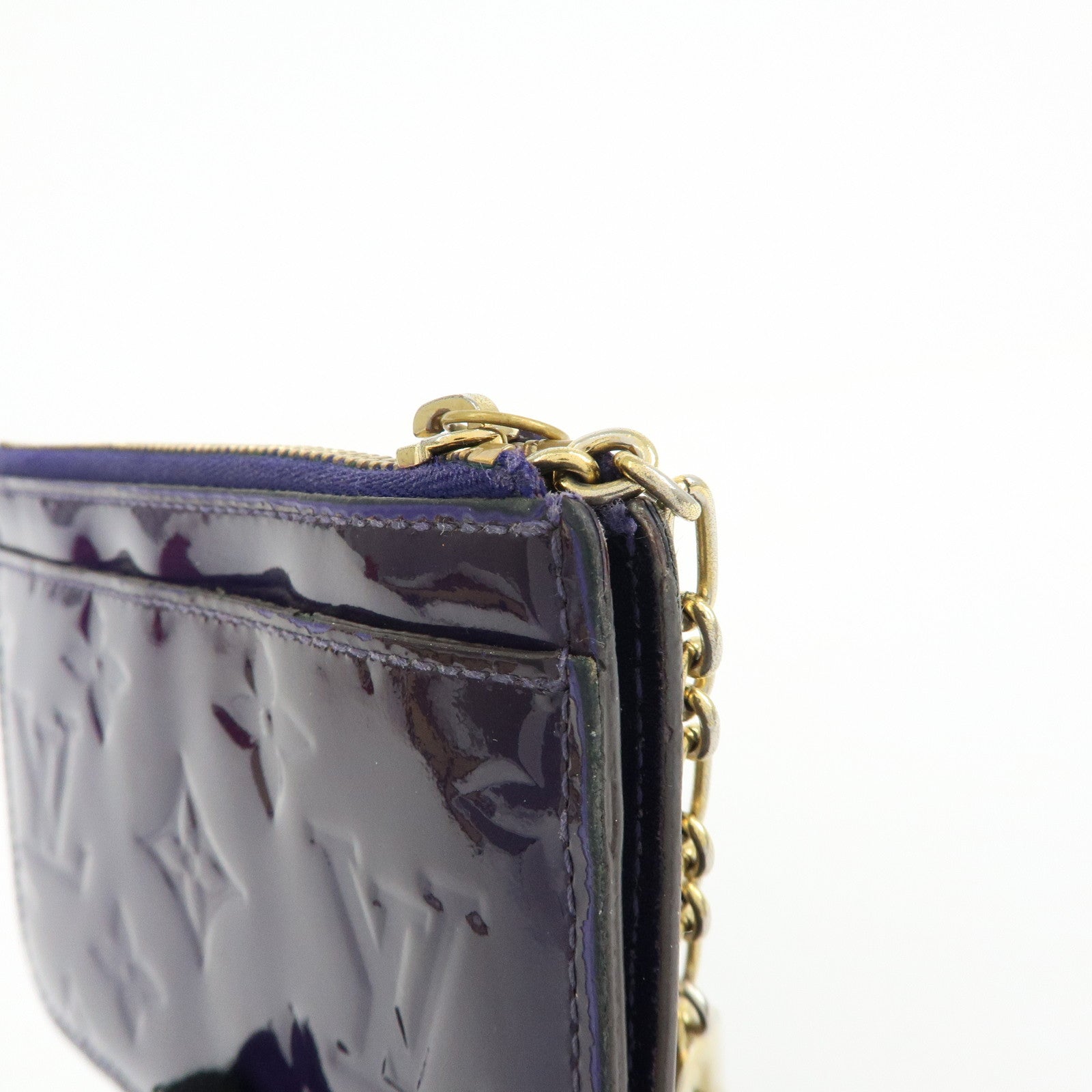 Louis Vuitton Monogram Vernis Pochette Cles NM Coin Case M90311