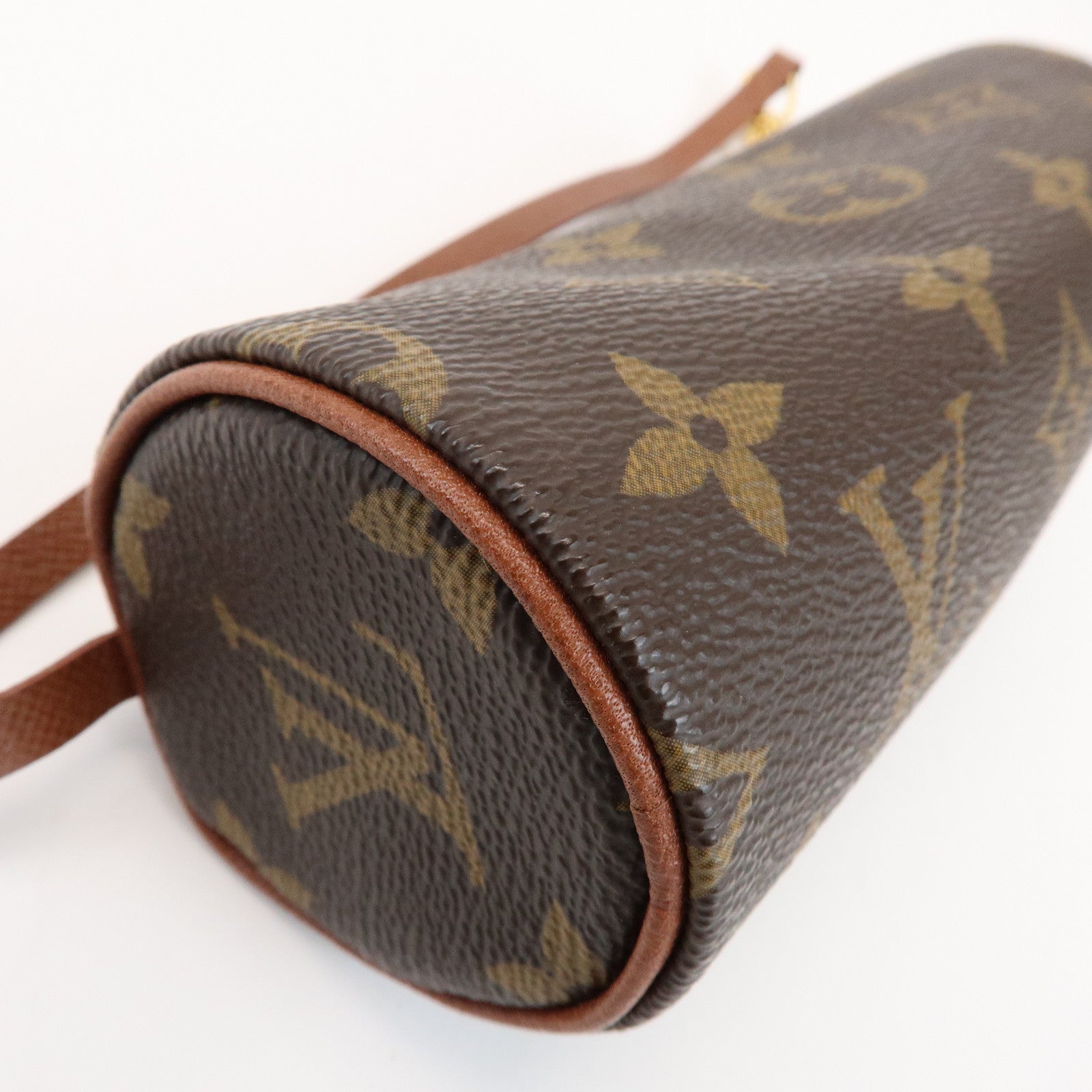 Louis Vuitton Monogram Mini Pouch for Papillon Bag Old Style Brown