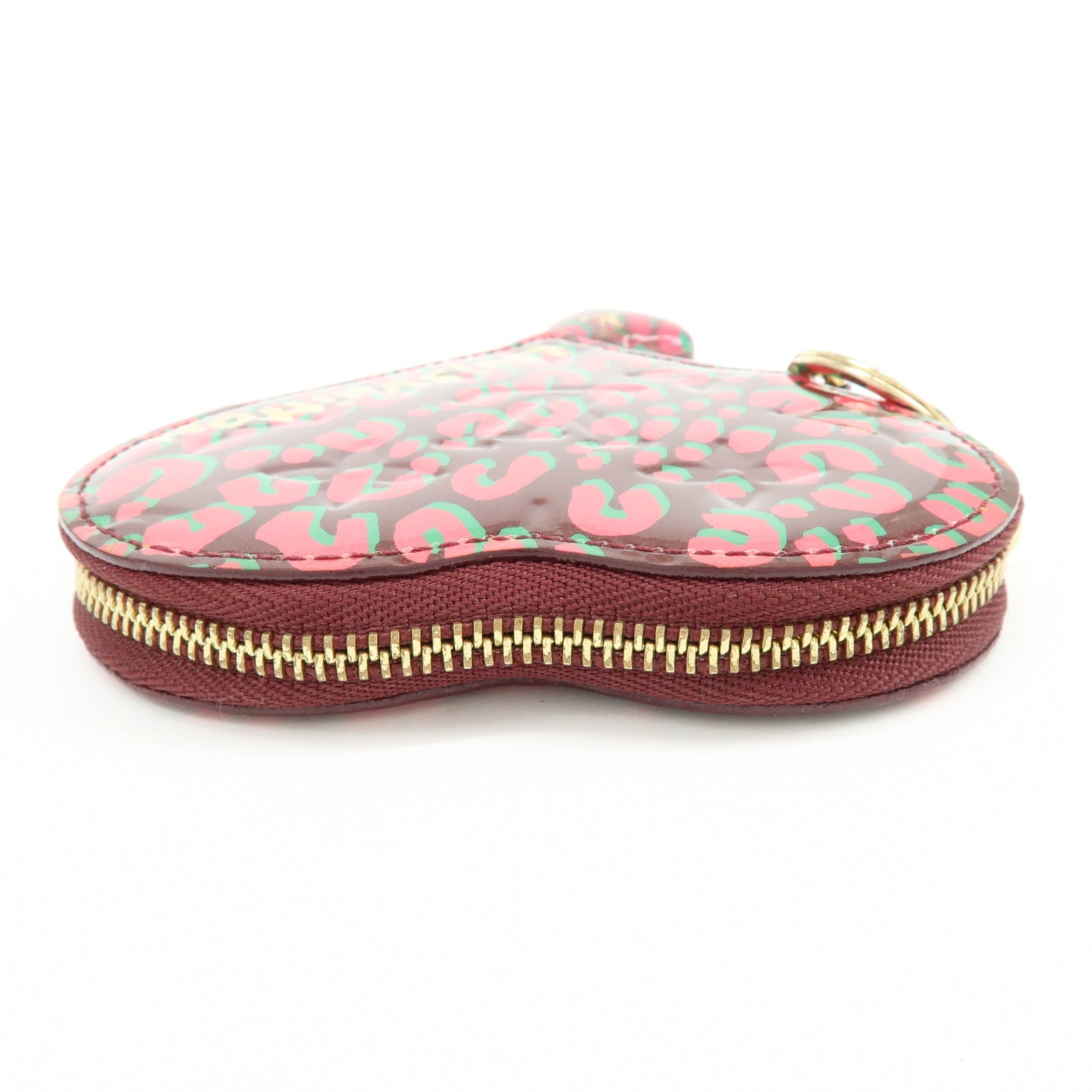 Louis Vuitton Monogram Vernis Porte Monnaie Coeur Coin Case M91474