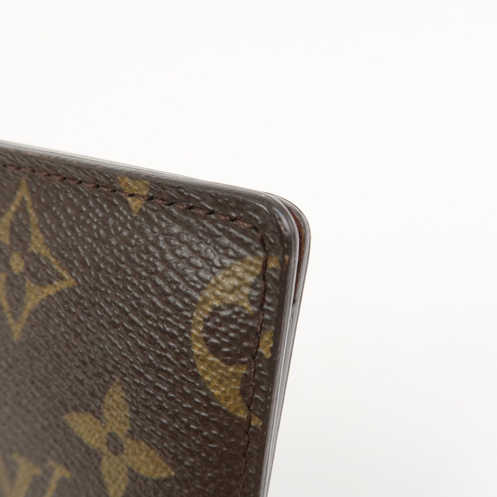 Louis Vuitton Monogram Porto Cult Vertical Card Case Brown M66541