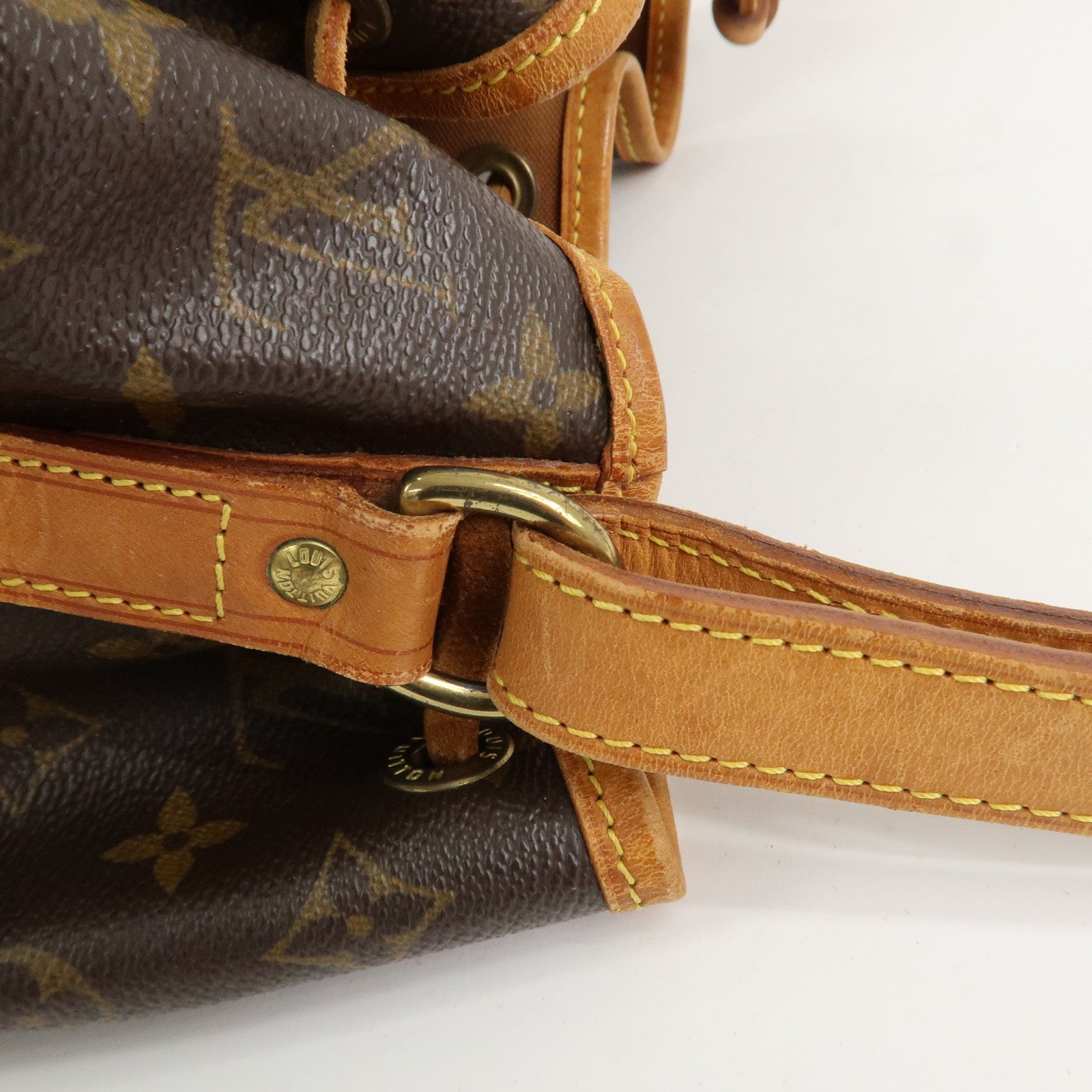 Louis Vuitton Monogram Petit Noe Shoulder Bag Brown M42226