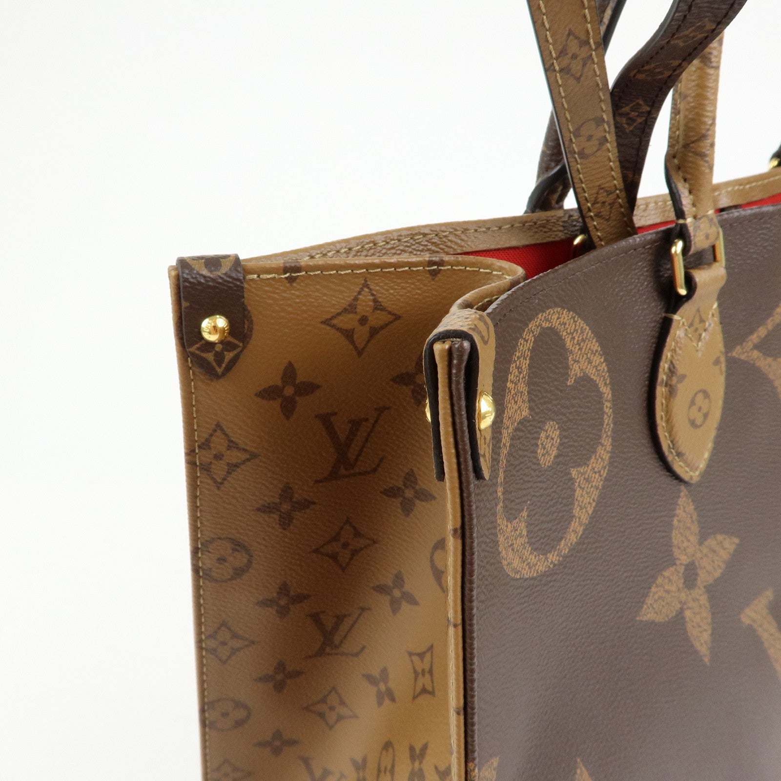 Louis Vuitton Monogram Giant Canvas On The Go MM Hand Bag M44576