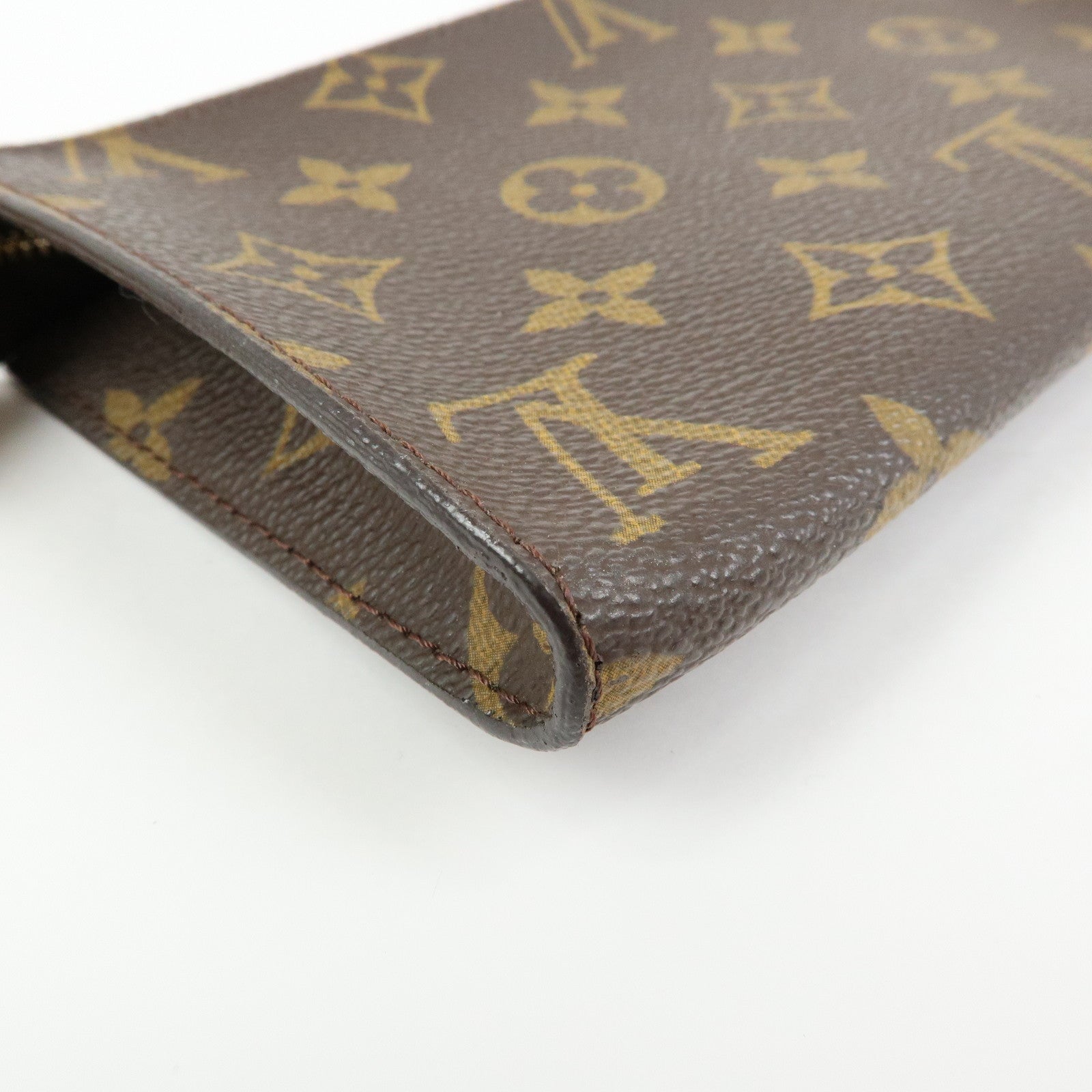 Louis Vuitton Monogram Canvas Pouch for Baguette GM Brown