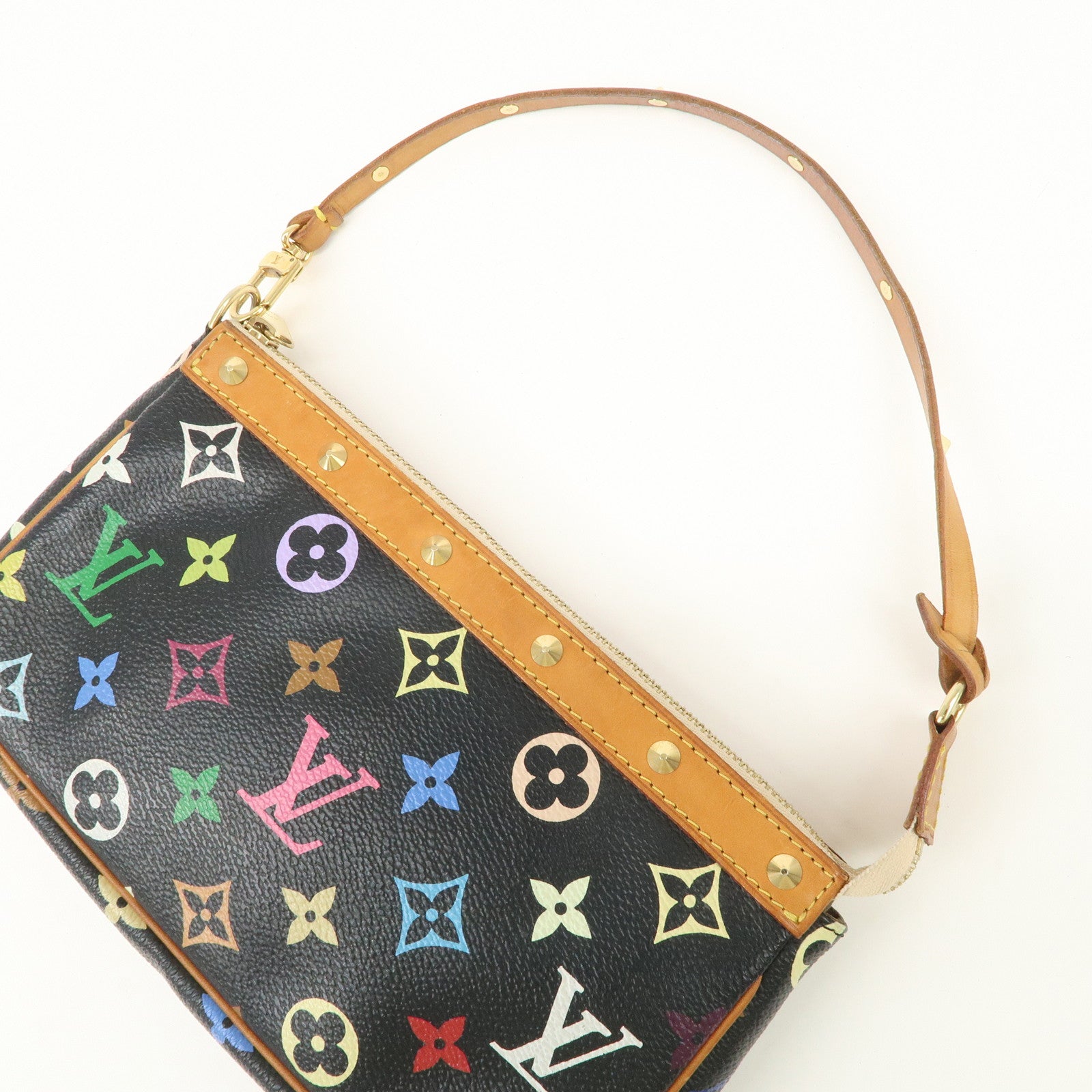 Louis Vuitton Monogram Multicolor Pochette Accessoires Noir M92648 Used