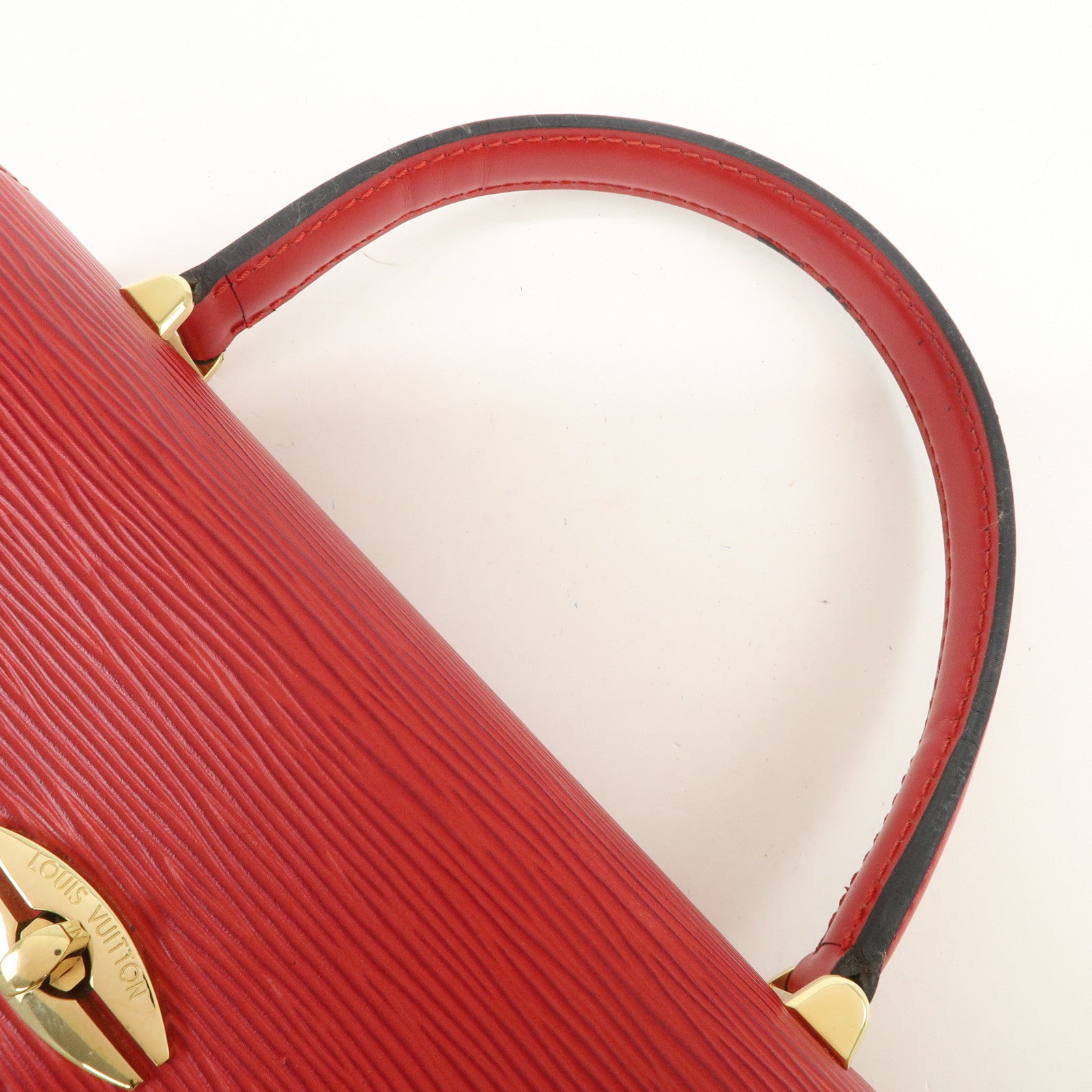 Louis Vuitton Epi Leather Marceau Hand Bag Castilian Red M52377