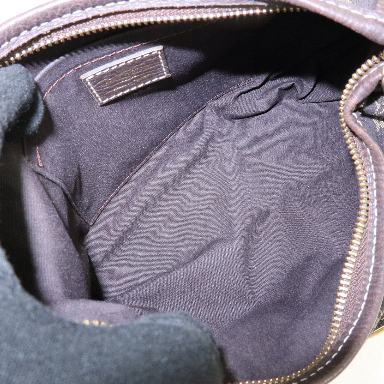 Louis Vuitton Monogram Mini Lin Manon PM Shoulder Bag Ebene M95621