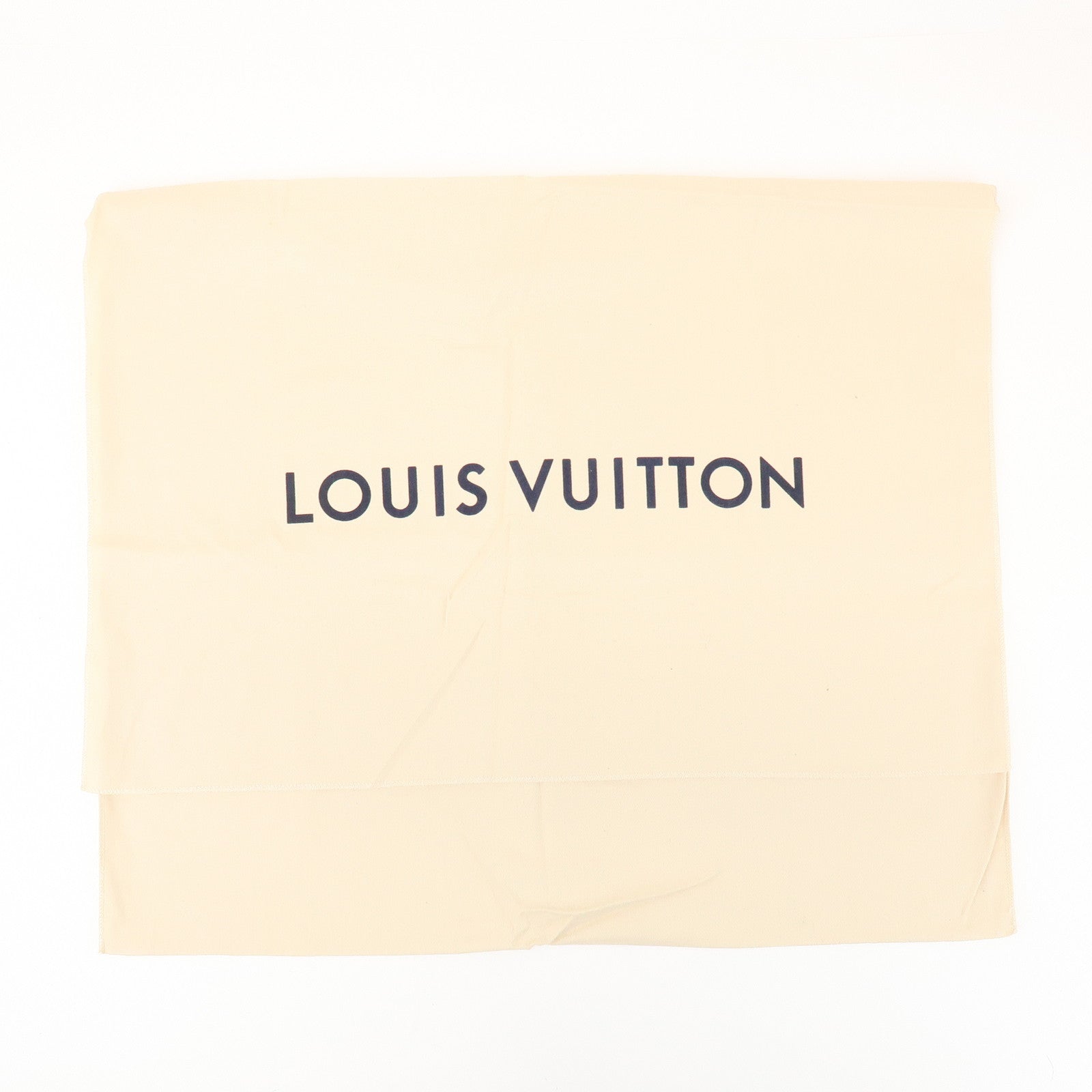Louis Vuitton Set of 10 Dust Bag Storage Bag Flap Style Beige