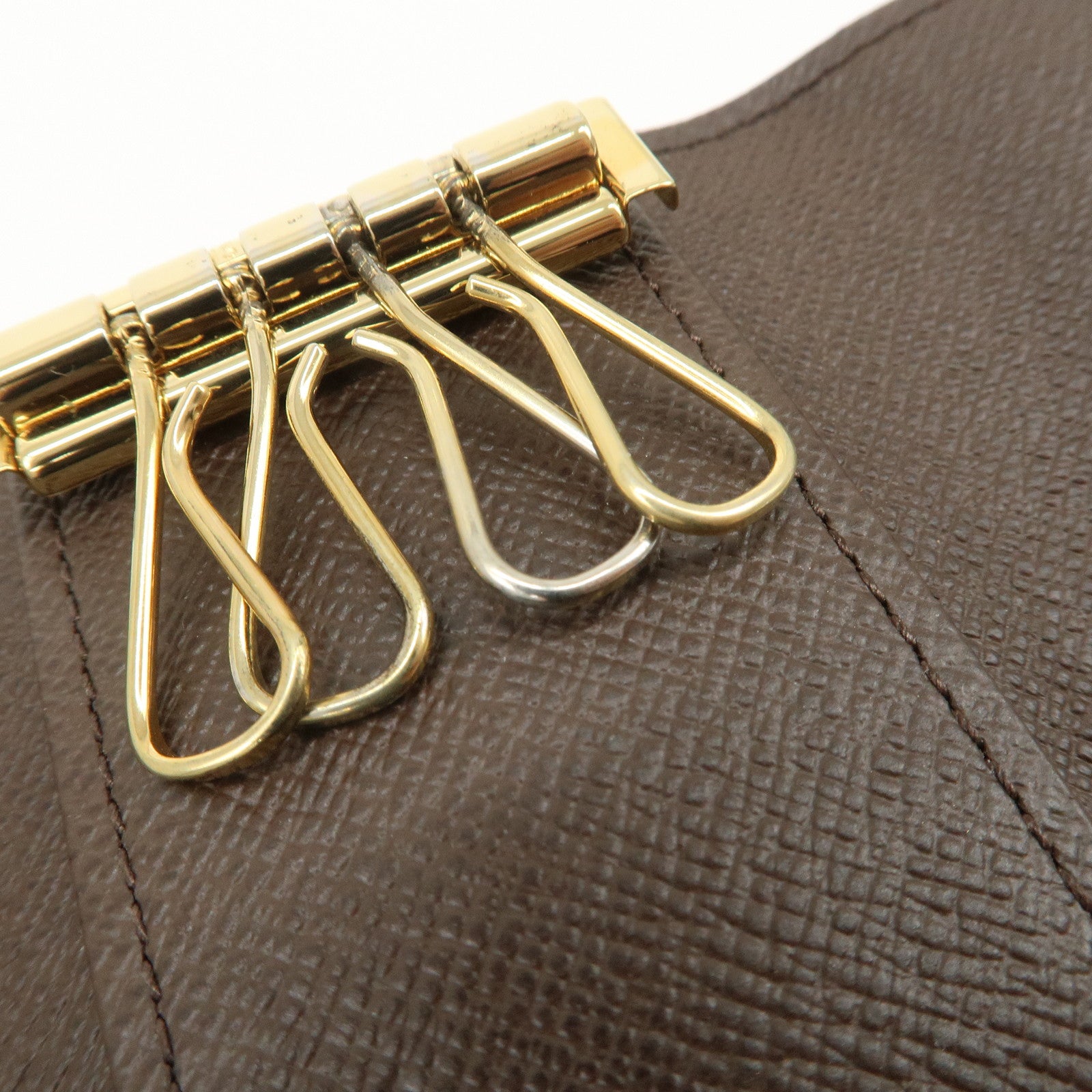 Louis Vuitton Damier Multicles 4 Key Case Damier Ebene Brown N62631