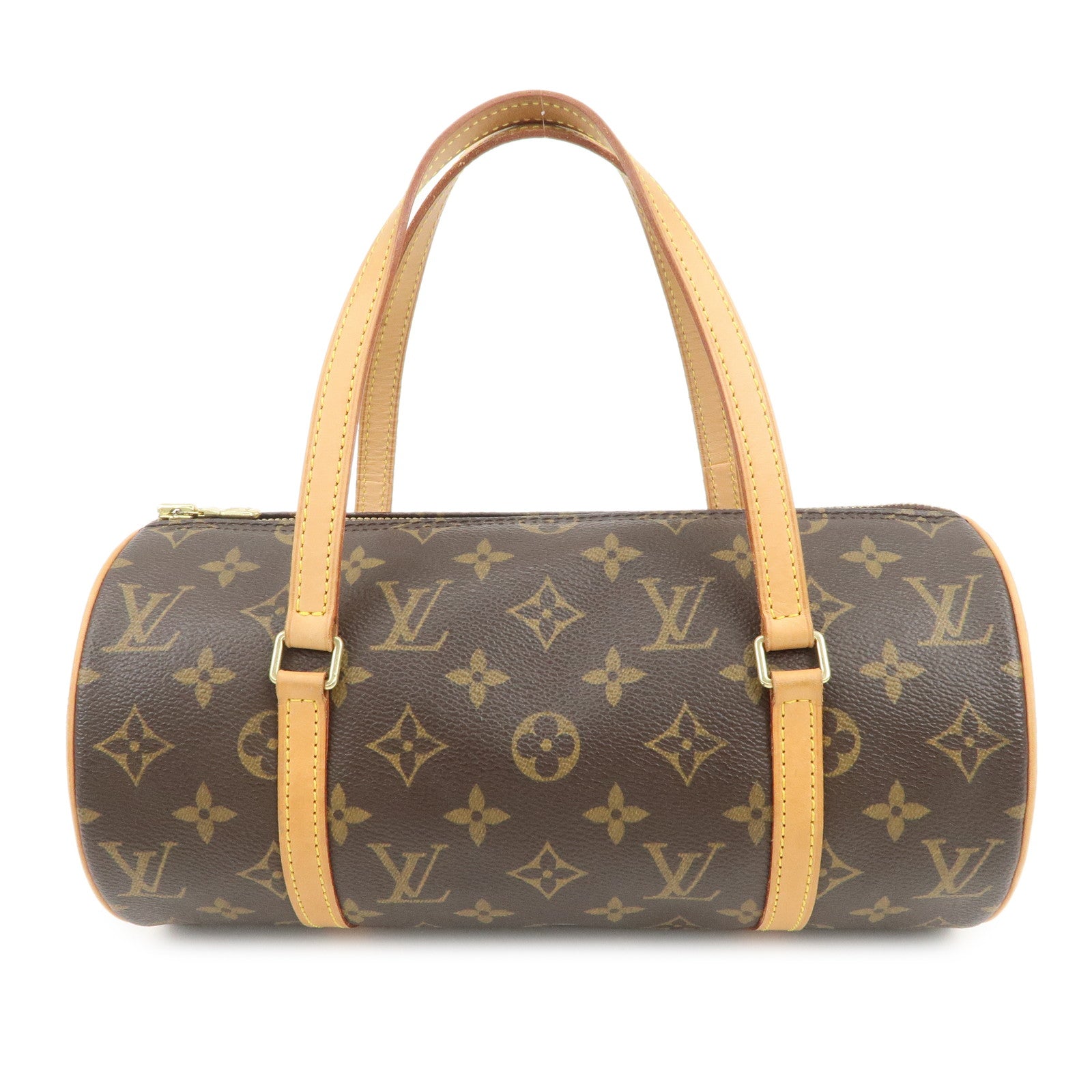 Louis Vuitton Monogram Papillon 26 Hand Bag Brown M51386