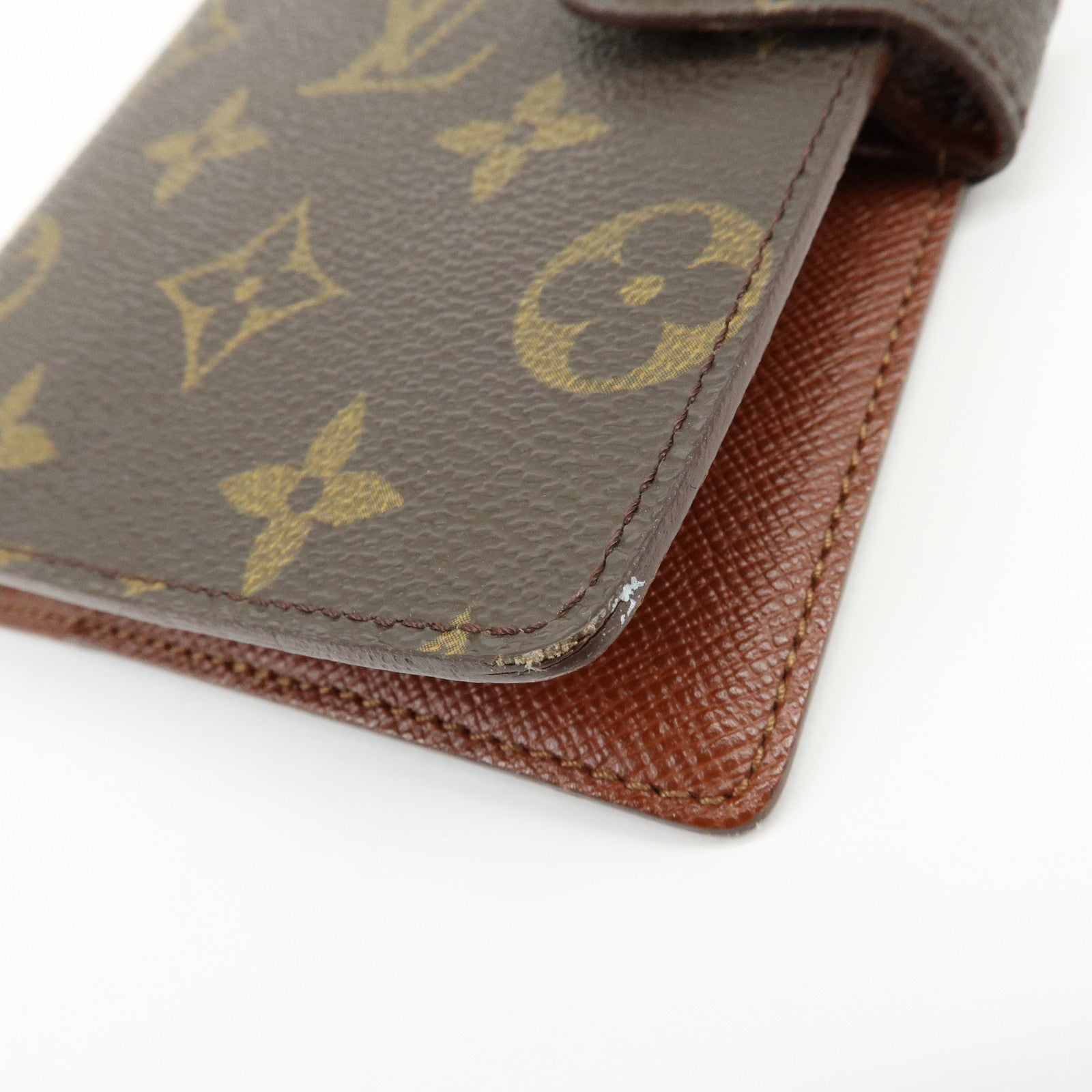 Louis Vuitton Monogram Agenda PM Planner Cover Brown R20005