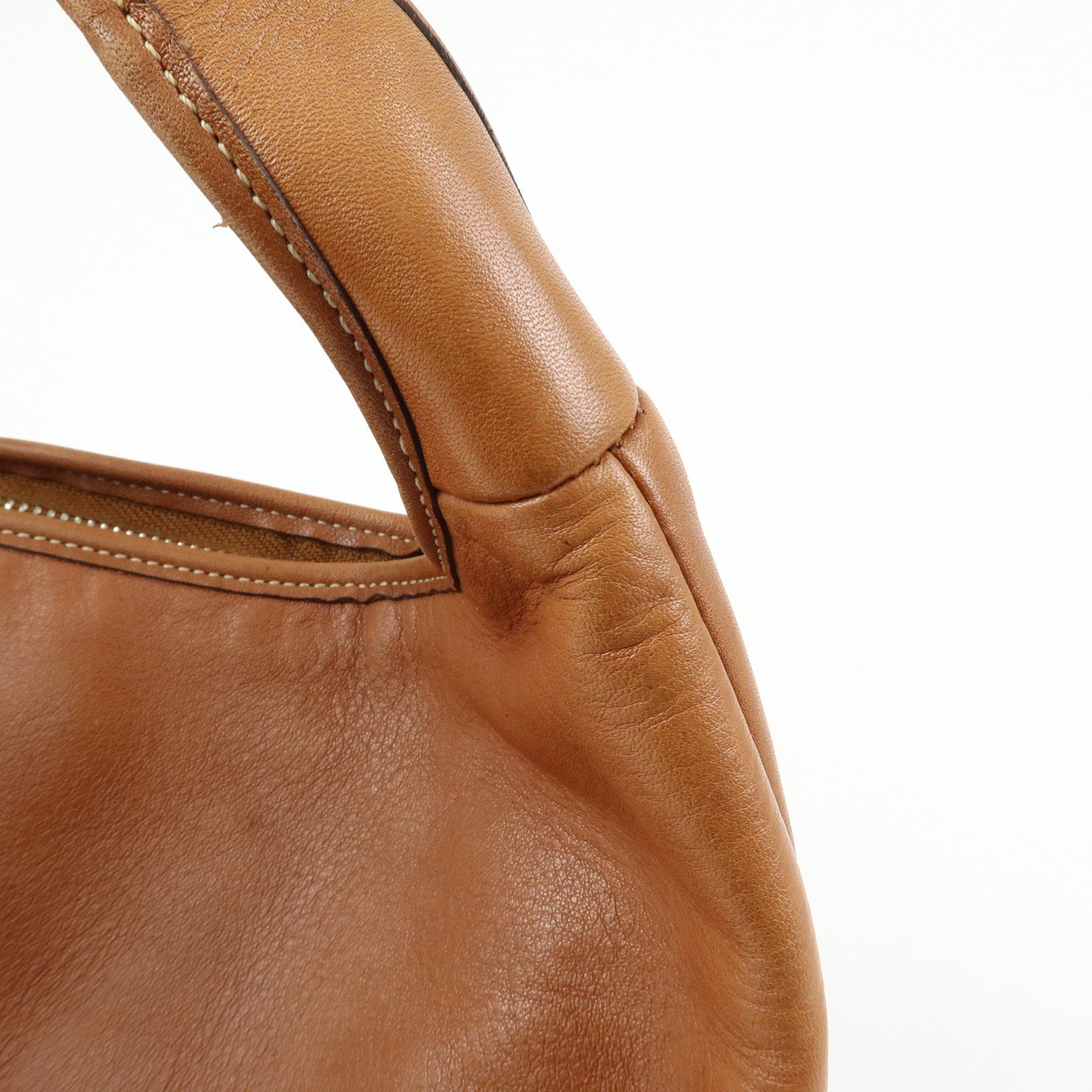 COACH Ergo Leather Shoulder Bag Hand Bag Camel