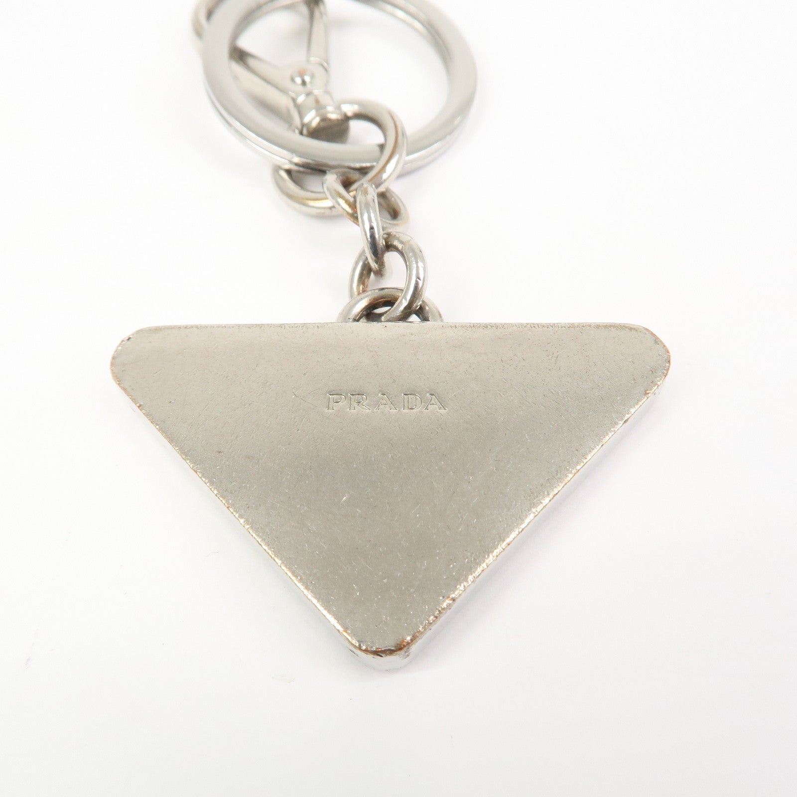 PRADA Saffiano Leather Metal Set of Key Chain 1TL126/2PP080