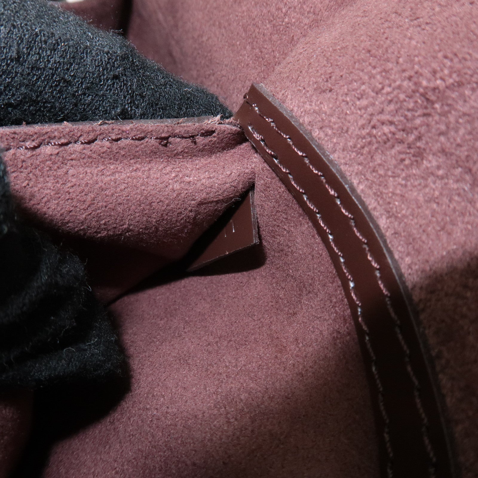 Louis Vuitton Epi Leather Alma PM Hand Bag Mocha Brown M5214D Used