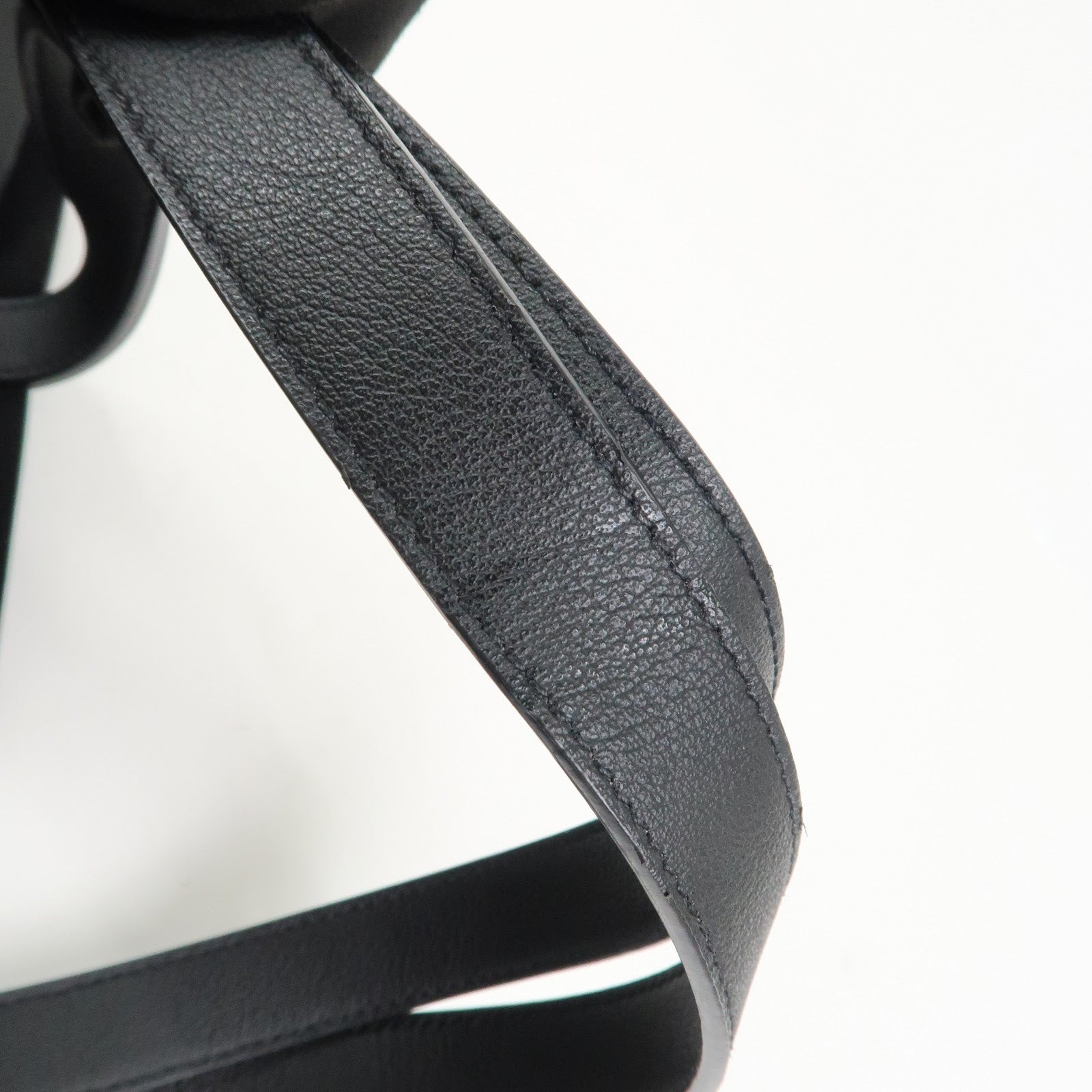 Saint Laurent Leather Tote Bag Shoulder Bag Black