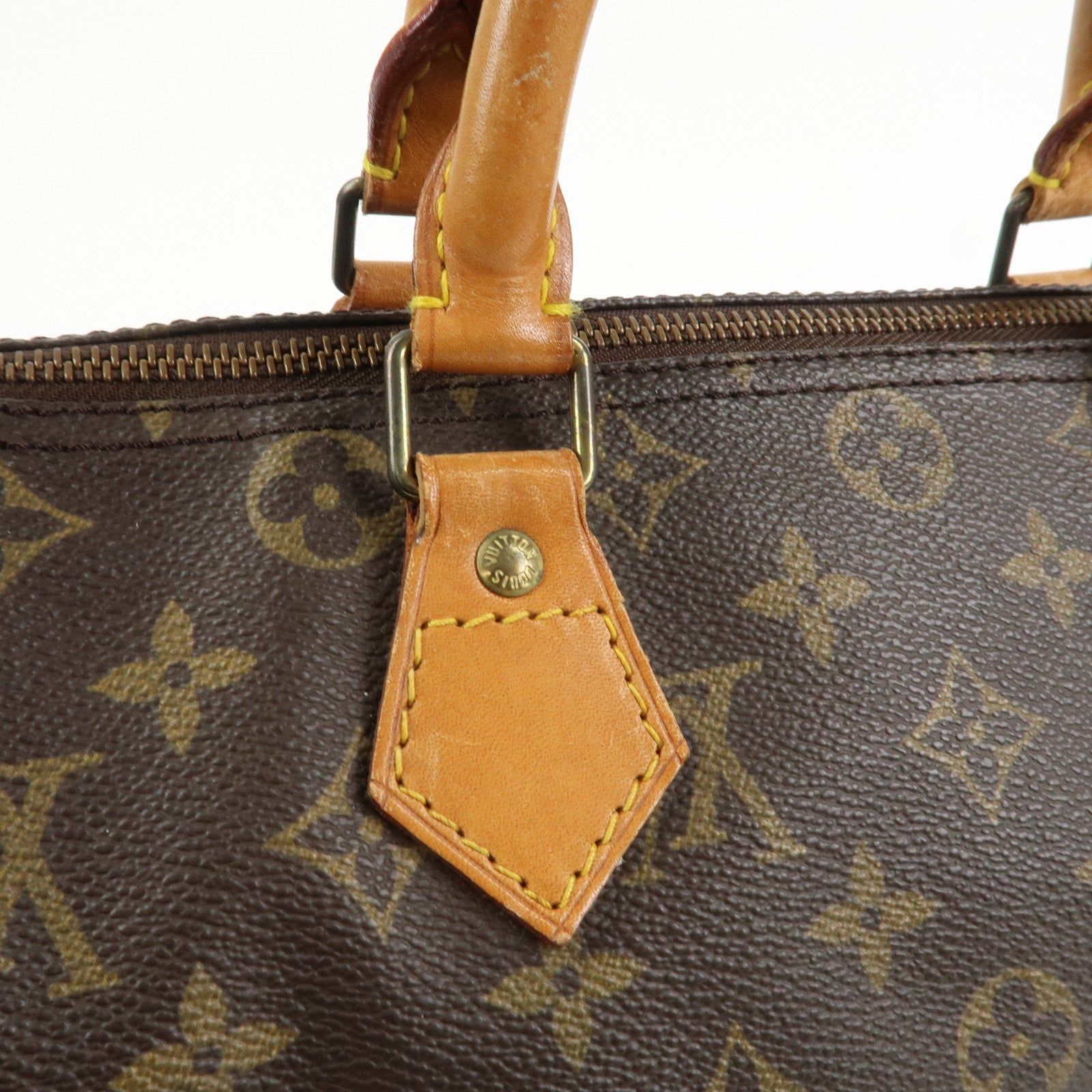 Louis Vuitton Monogram Speedy 30 Boston Bag Hand Bag Brown M41526