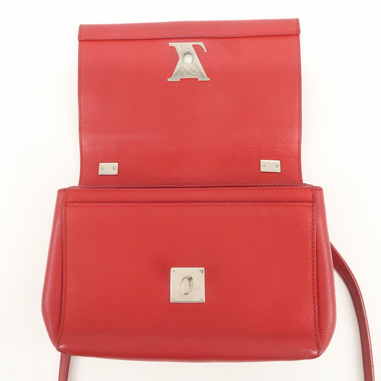 Louis Vuitton Lockme 2 BB 2Way Bag Shoulder Bag Hand Bag Red M51202