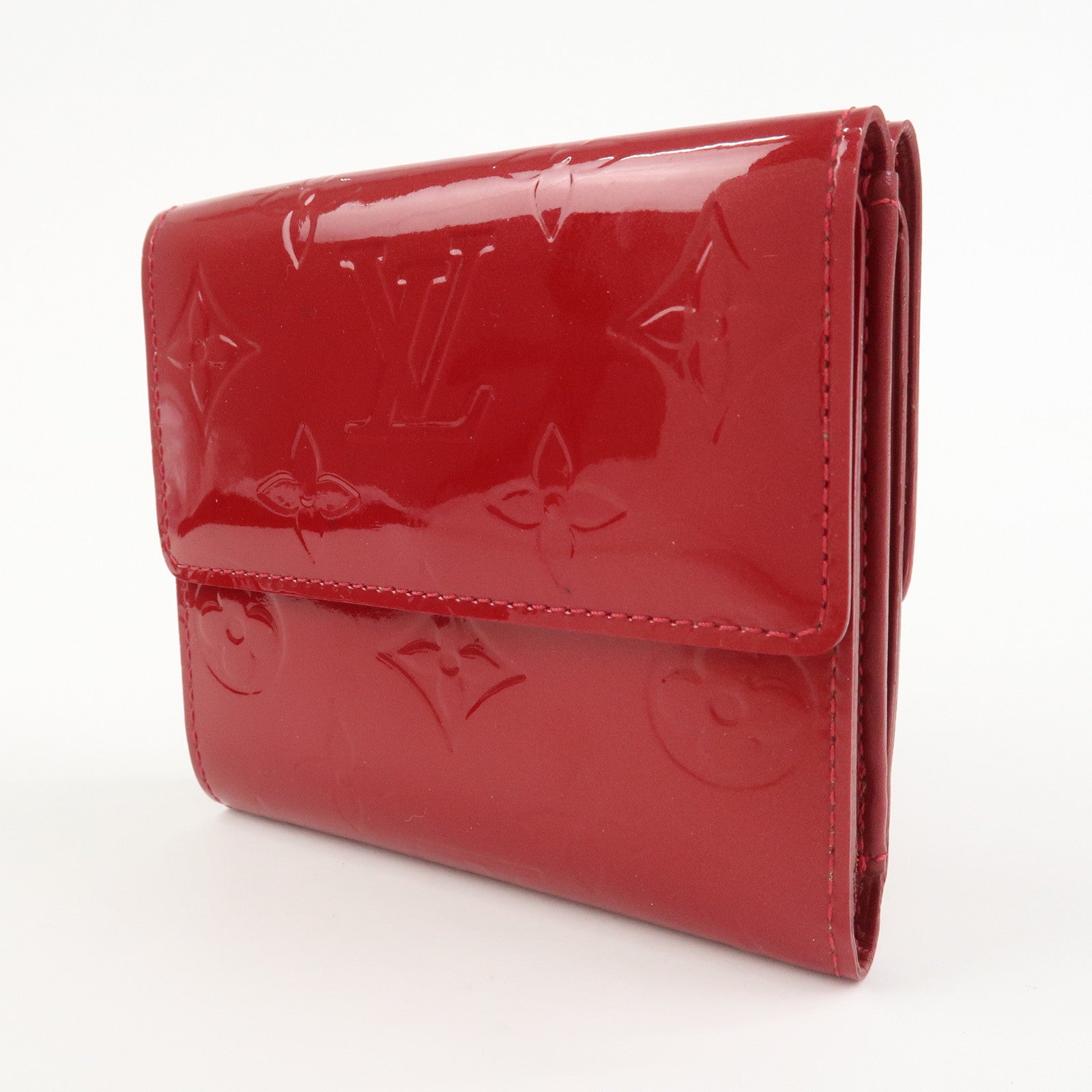 Louis Vuitton Vernis Porte Monnaie Billets Cartes de Credit M91982