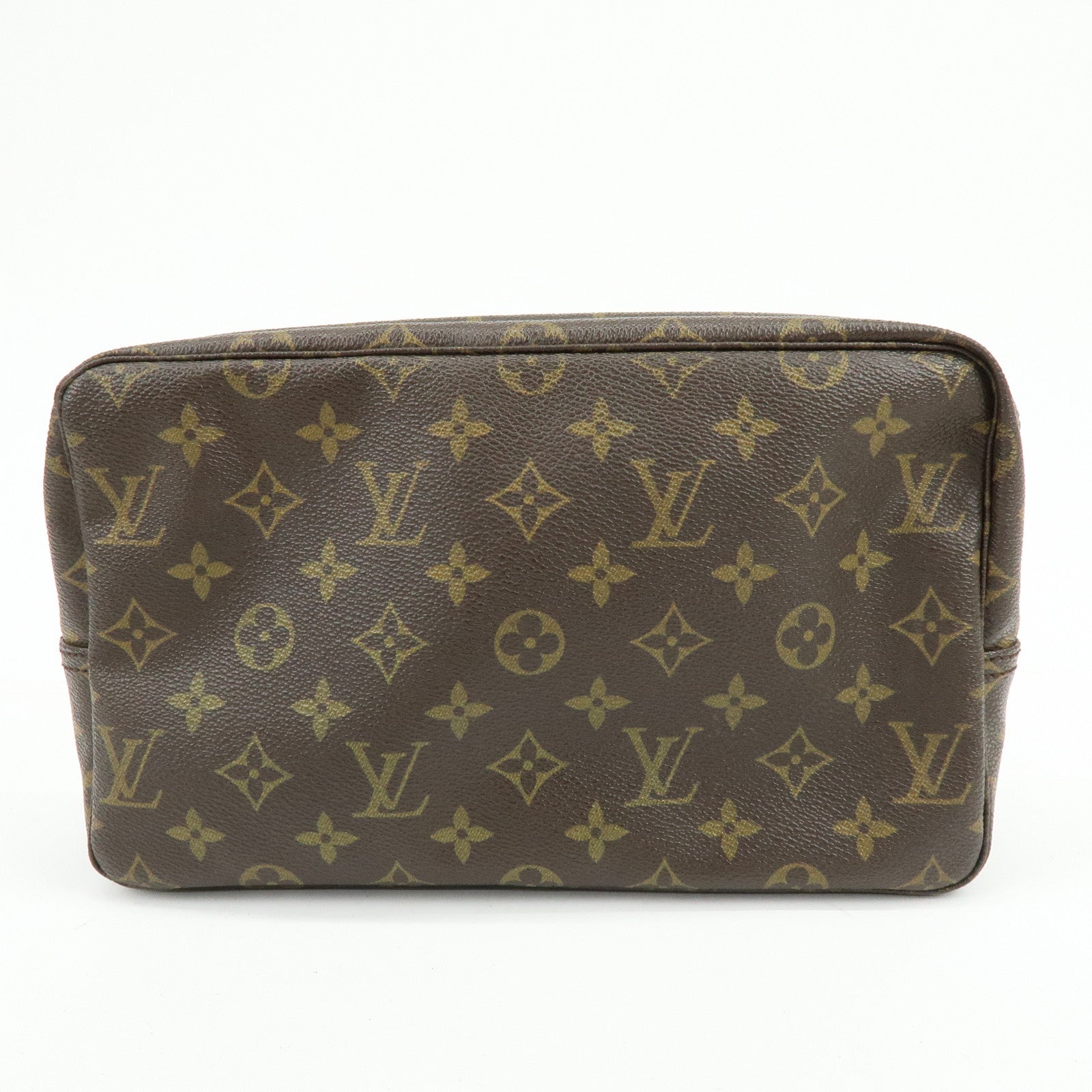 Louis Vuitton Monogram Trousse Toilette 28 Pouch Brown M47522
