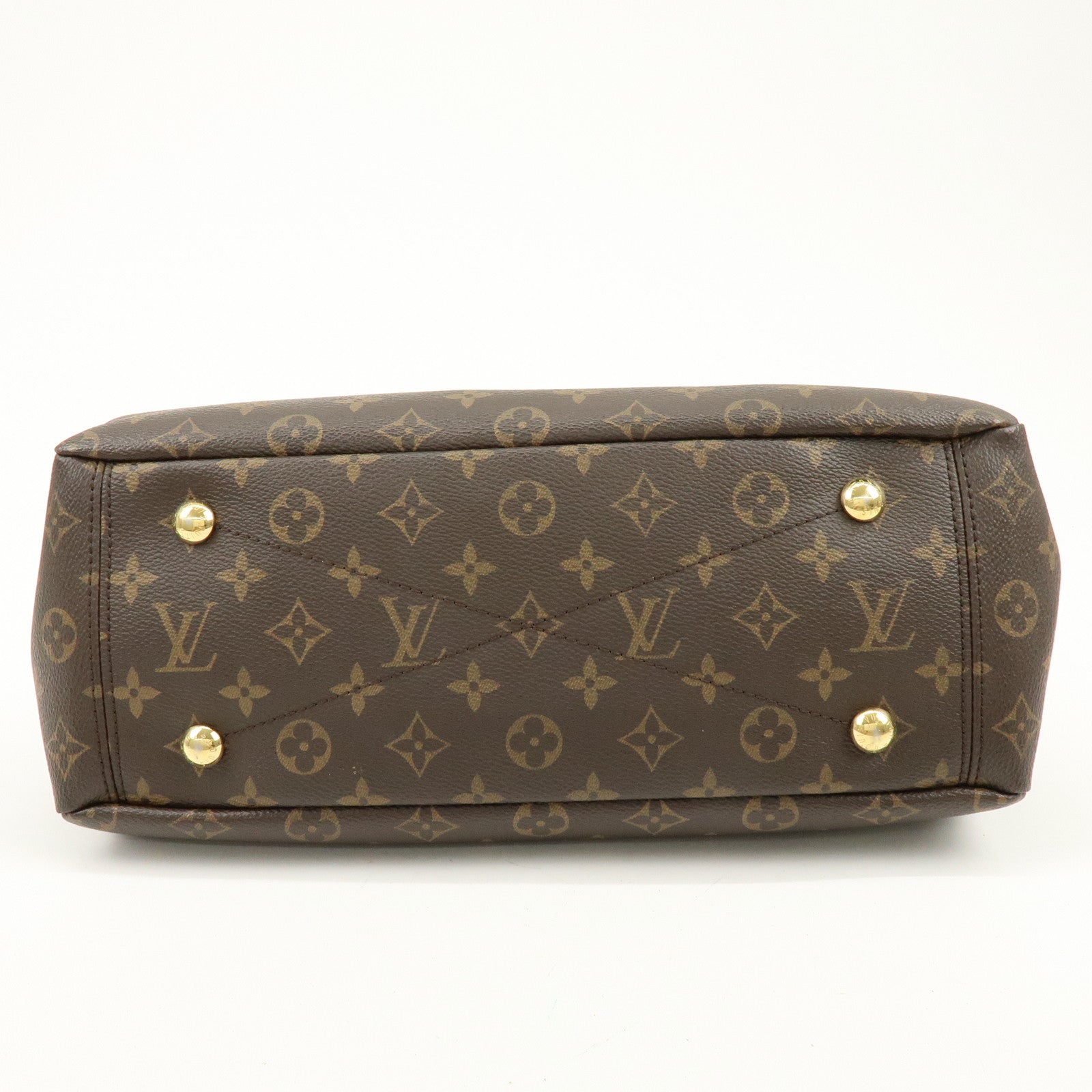 Louis Vuitton Monogram Pallas Hand Bag Shoulder Bag Avana M40907