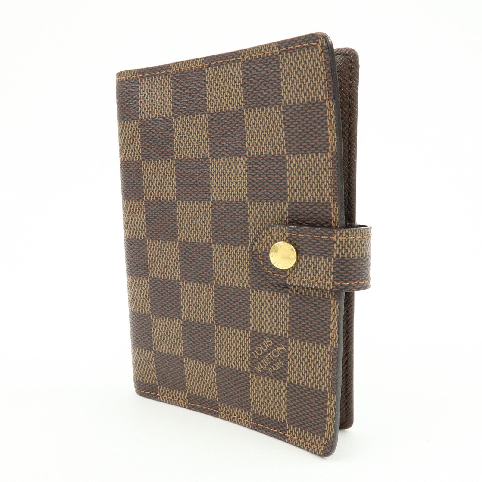 Louis Vuitton Damier Agenda PM Planner Cover Brown R20700