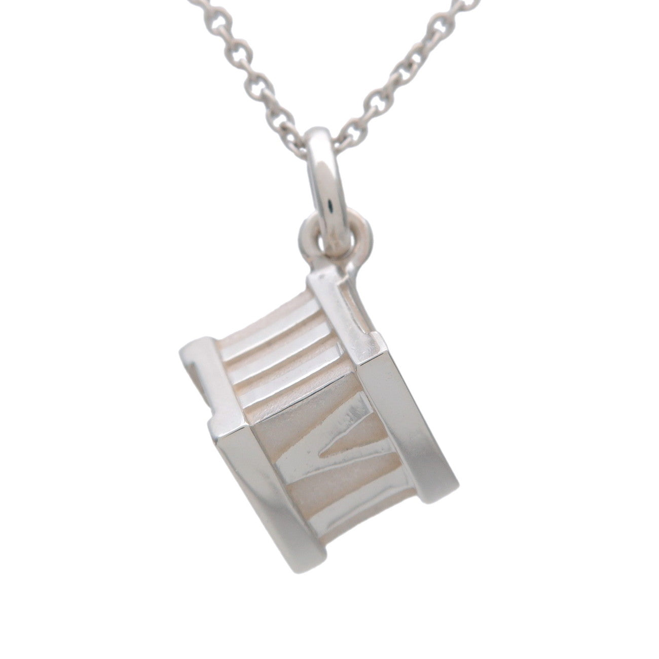 Tiffany & Co Atlas Cube Necklace SV925 Silver