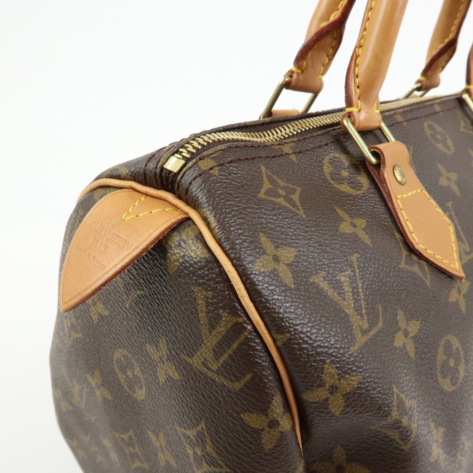 Louis Vuitton Monogram Speedy 30 Boston Bag Hand Bag Brown M41526
