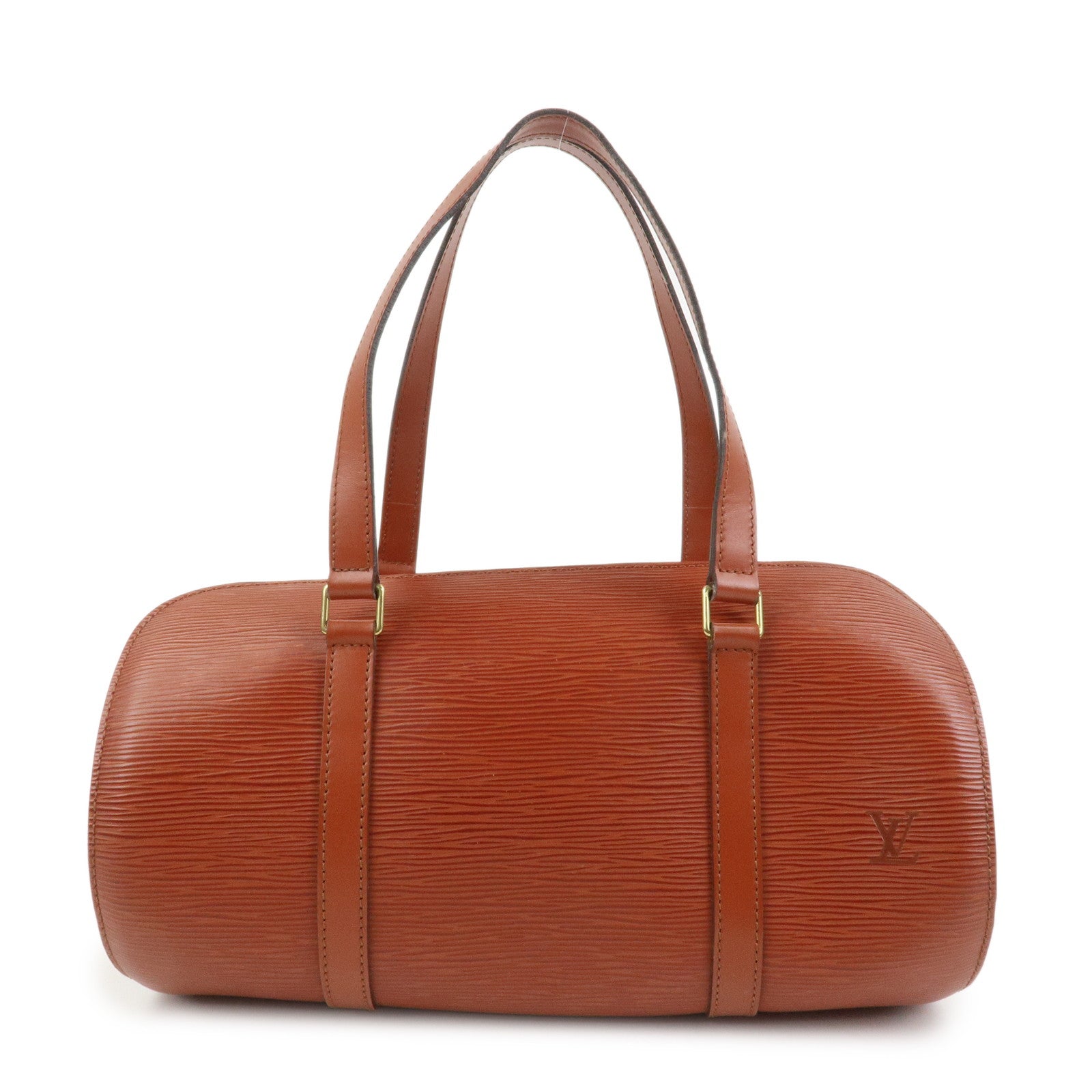 Louis Vuitton Epi Leather Soufflot Hand Bag Kenya Brown M52223