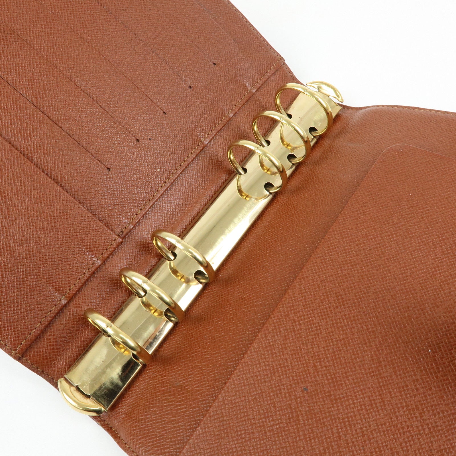 Louis Vuitton Monogram Agenda MM Planner Cover Brown R20105