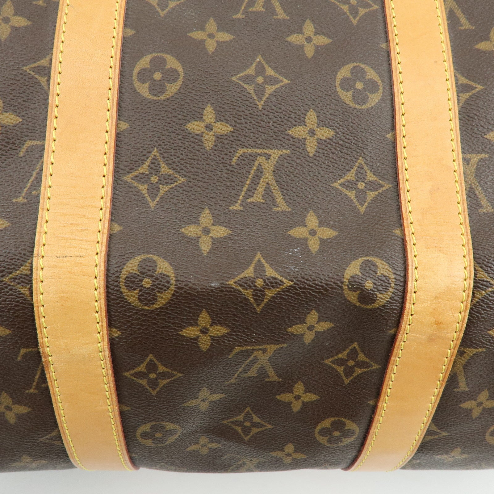 Louis Vuitton Monogram Keep All Bandouliere 55 Boston Bag M41414