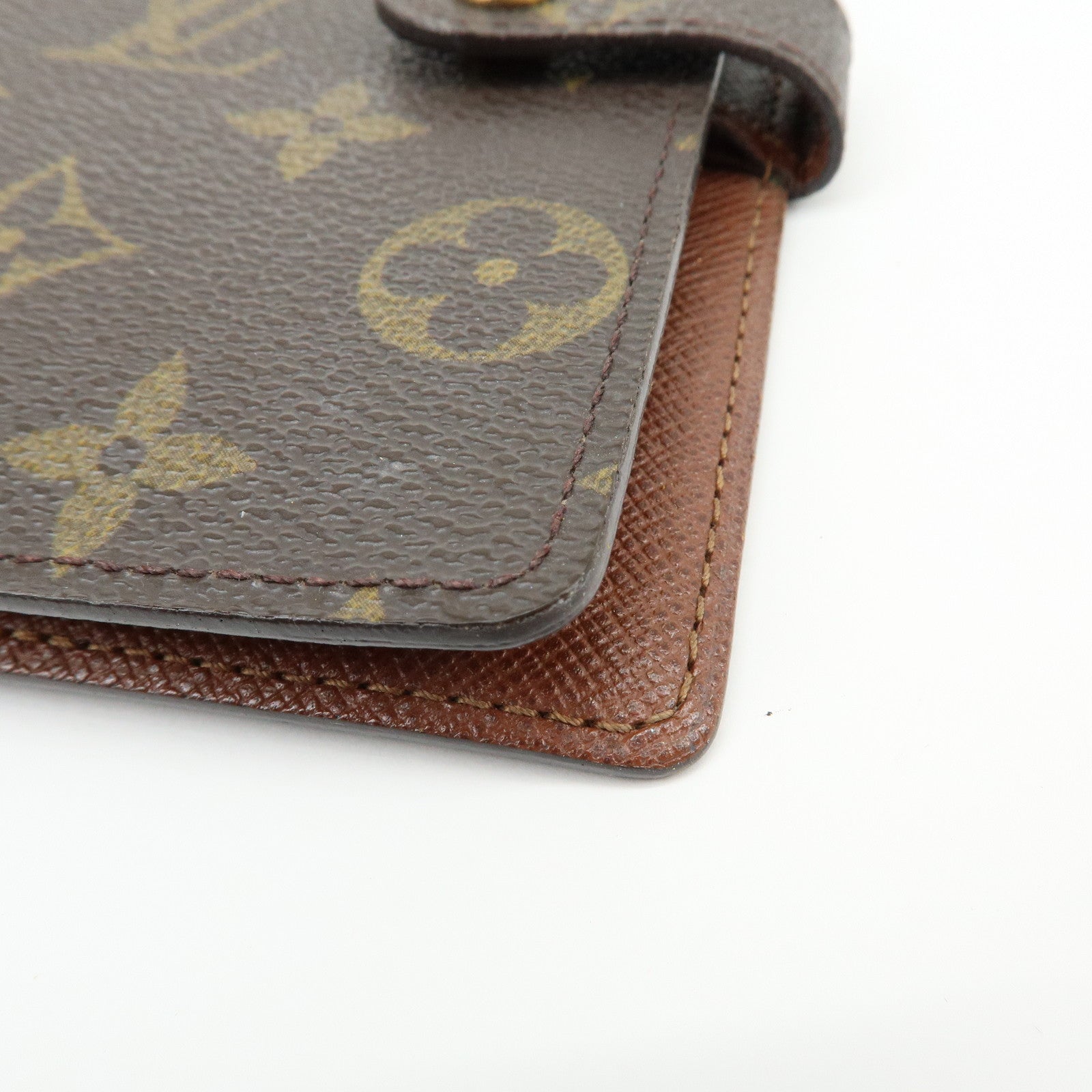 Louis Vuitton Monogram Agenda PM Planner Cover Brown R20005