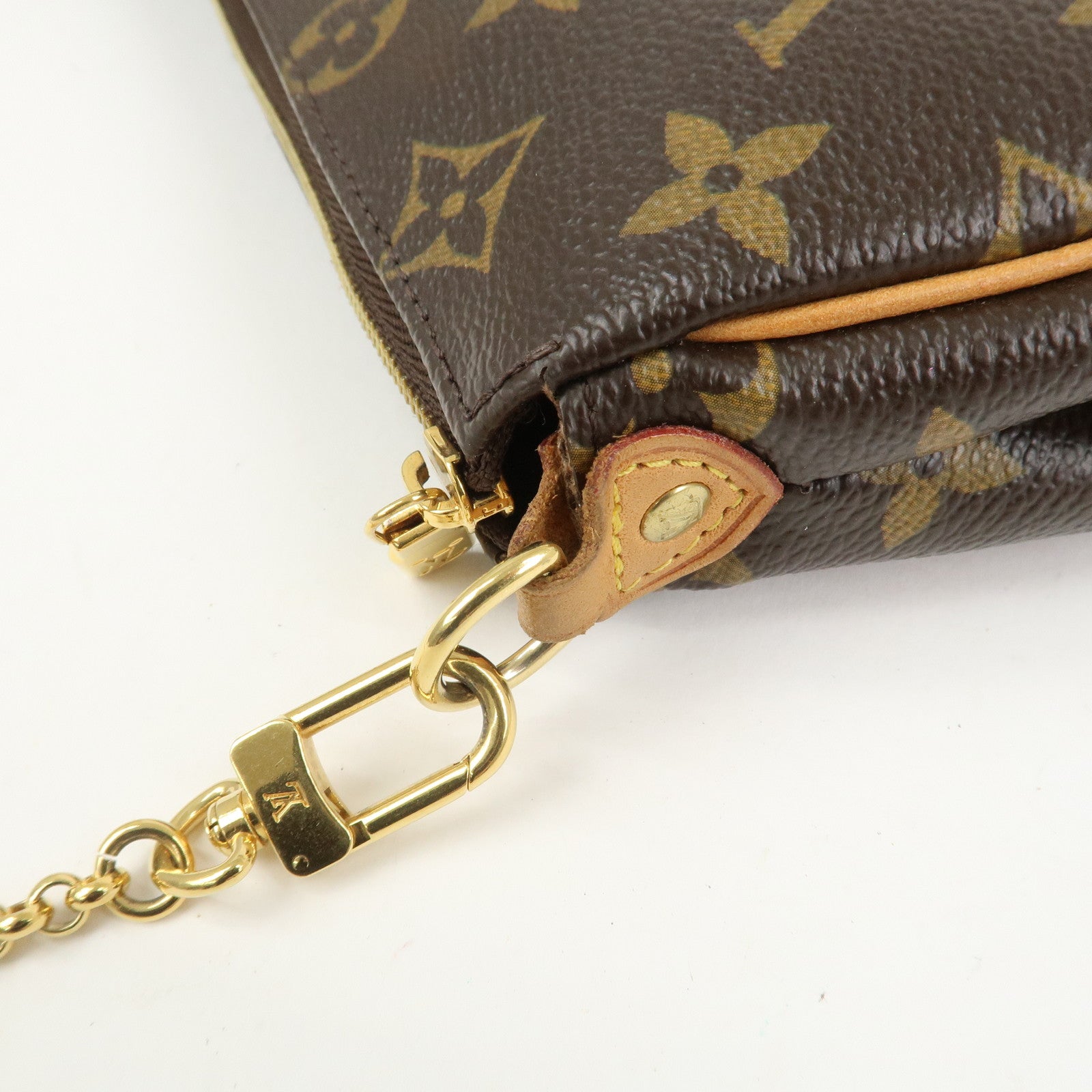 Louis Vuitton Monogram Eva 2Way Pouch Shoulder Bag Brown M95567