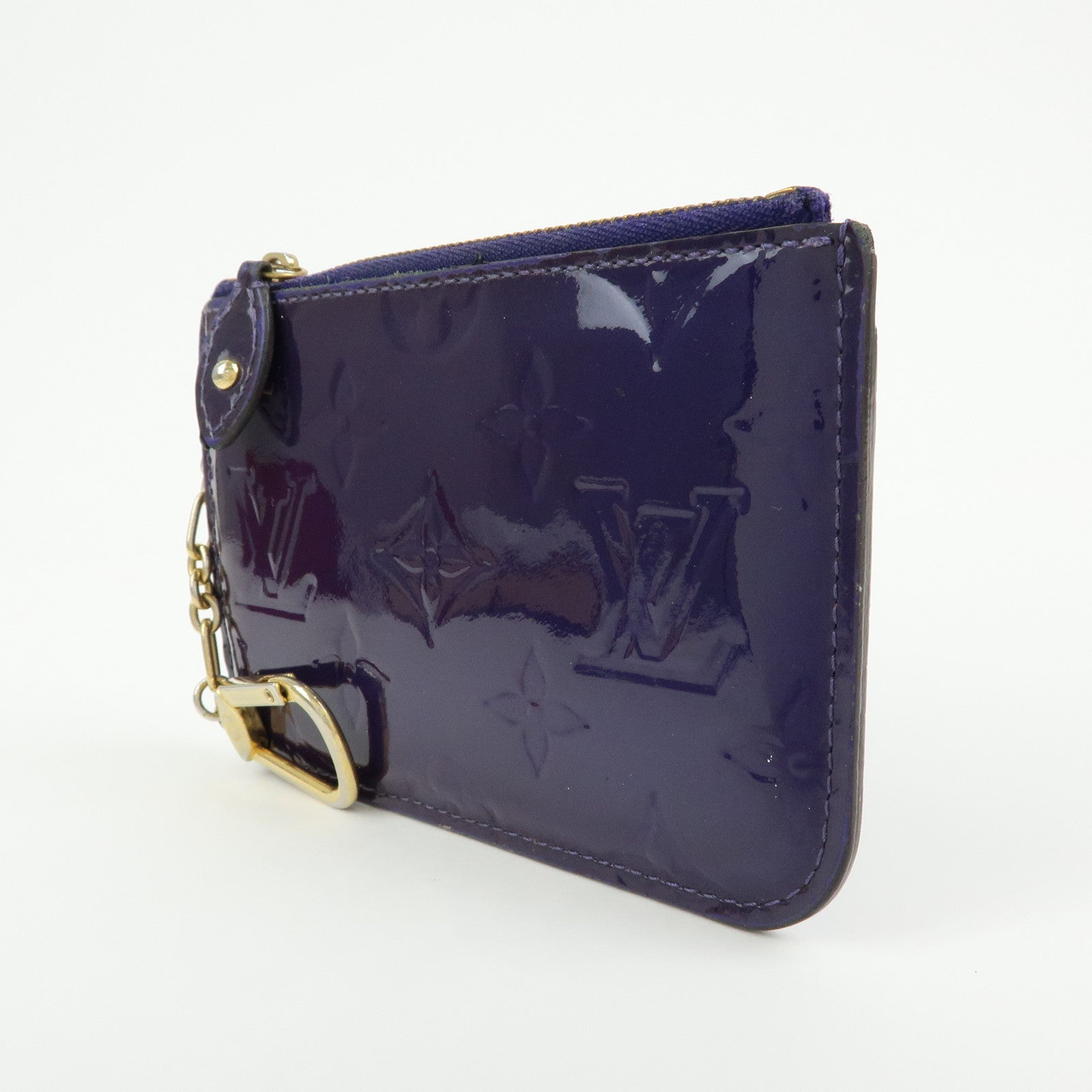Louis Vuitton Monogram Vernis Pochette Cles NM Coin Case M90311