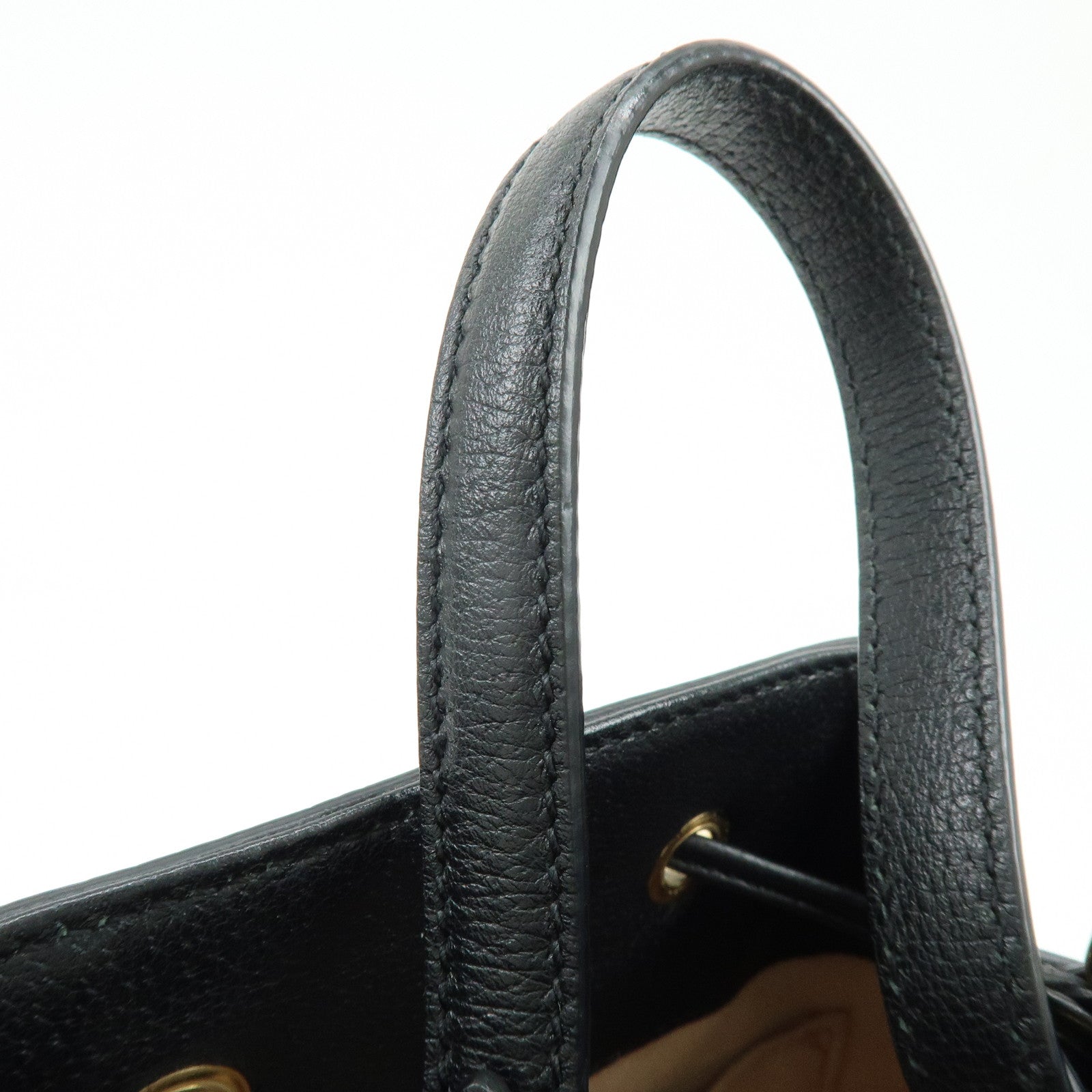 GUCCI Ophidia Sherry GG Marmont 2way Bucket Bag Small Black 610846