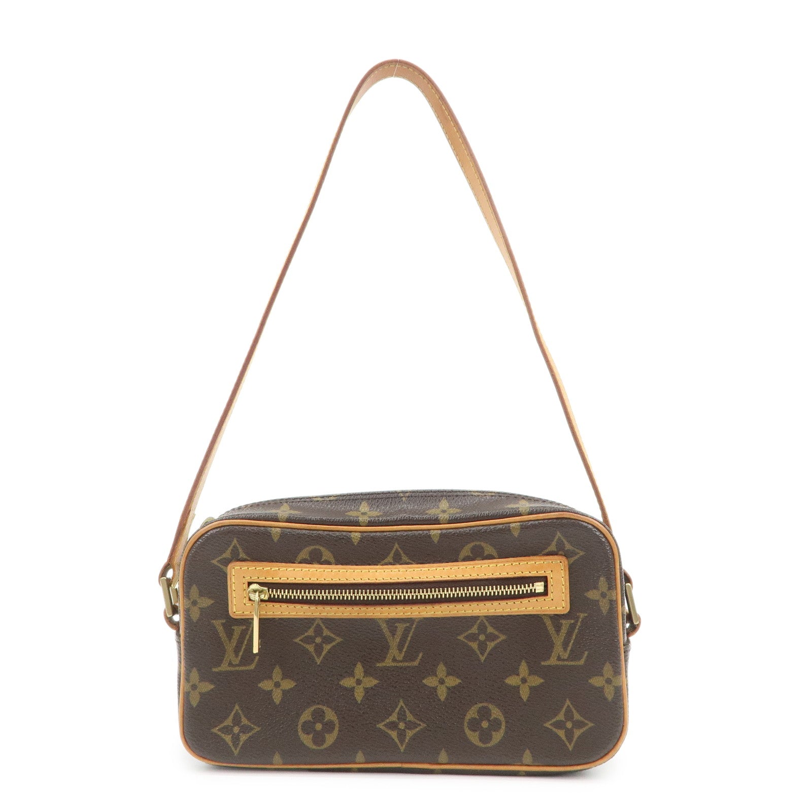 Louis Vuitton Monogram Pochette Cite Shoulder Bag Brown M51183