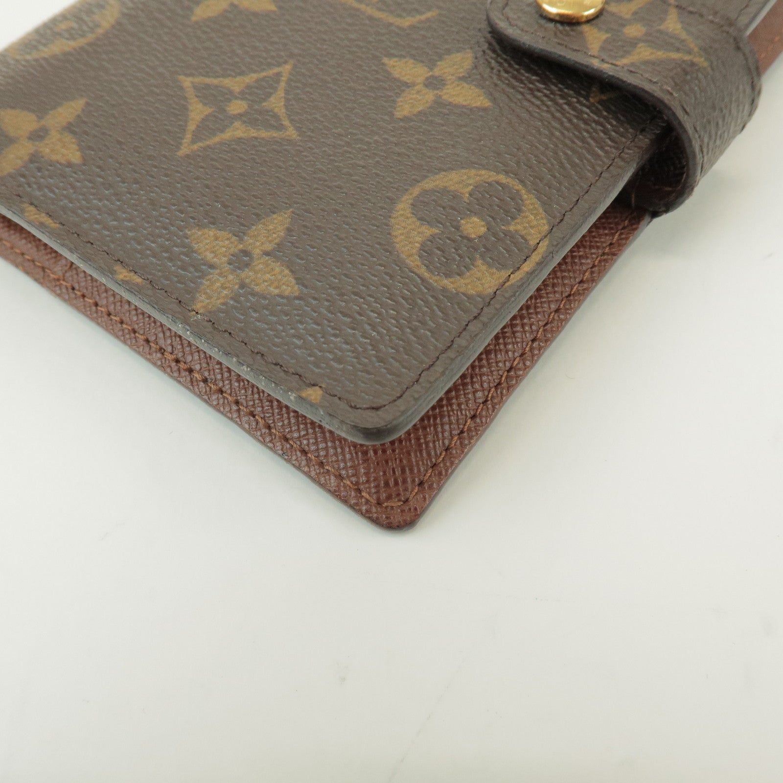 Louis Vuitton Monogram Agenda PM Planner Cover Brown R20005