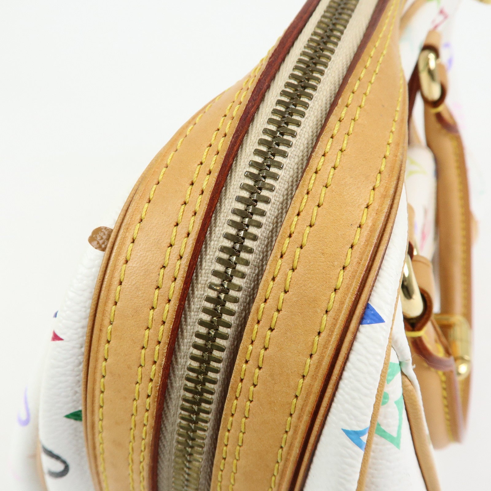 Louis Vuitton Monogram Multicolor Priscilla Hand Bag Blanc M40096