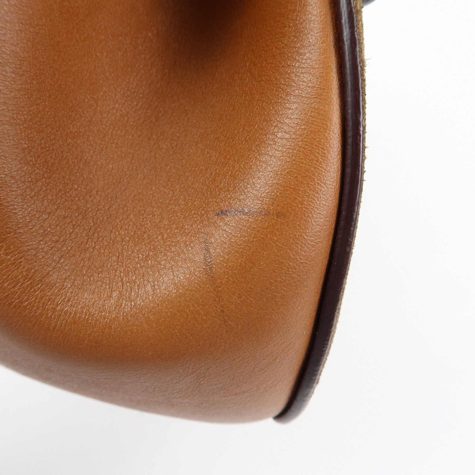 Chloe Drew Leather Suede Shoulder Bag Crossbody Bag Brown