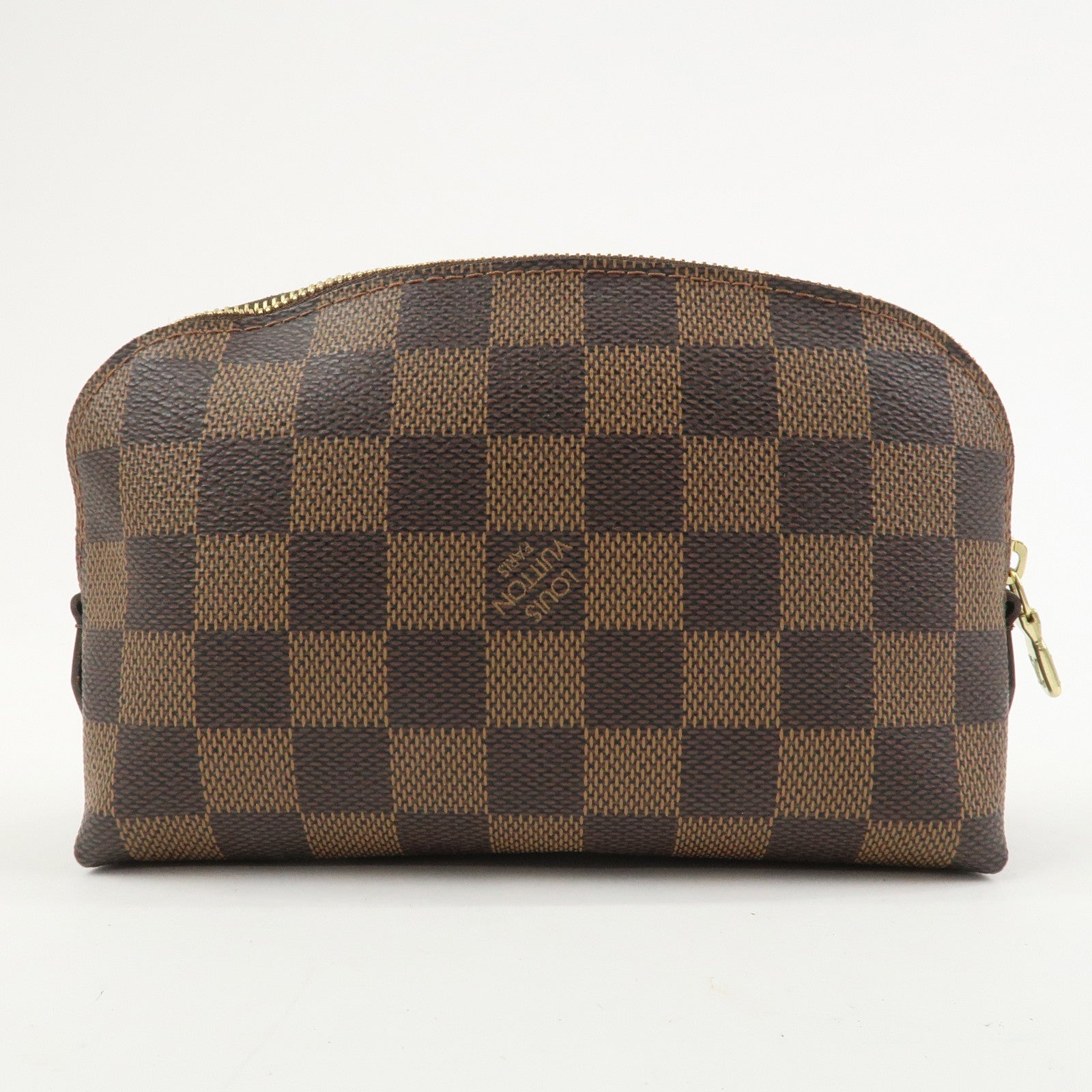 Louis Vuitton Damier Pochette Cosmetic PM Pouch Brown N47516