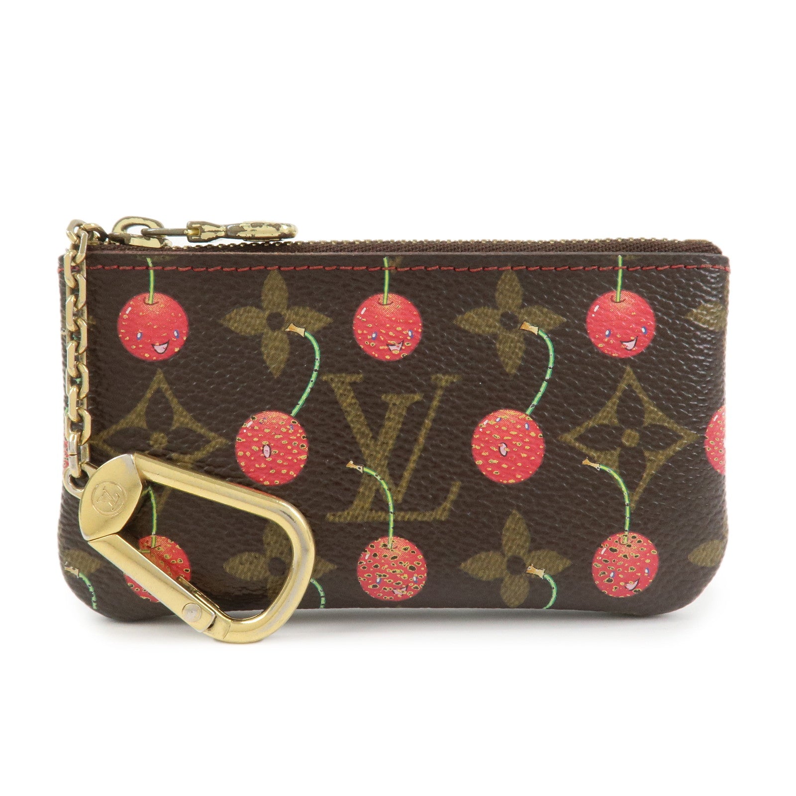 Louis Vuitton Monogram Cherry Pochette Cles Coin Case M95042
