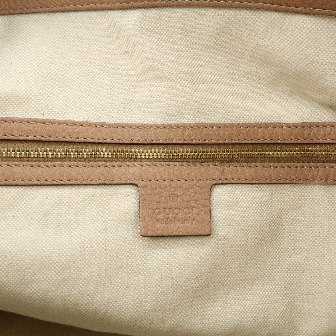 GUCCI Bamboo Leather Shoulder Bag Hand Bag Pink Gold 269949