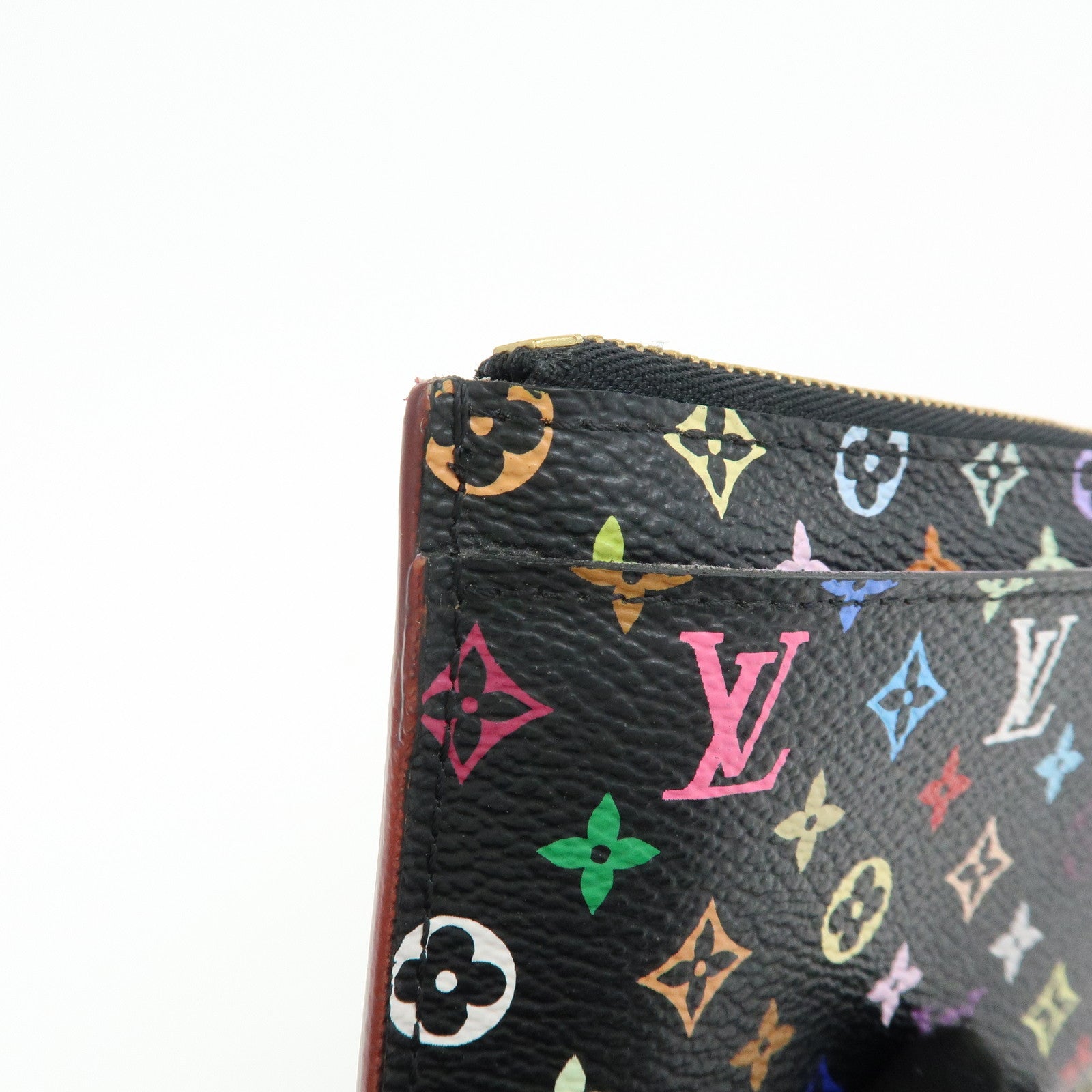 Louis Vuitton Monogram Multicolor Pochette Cles Coin Case M93735