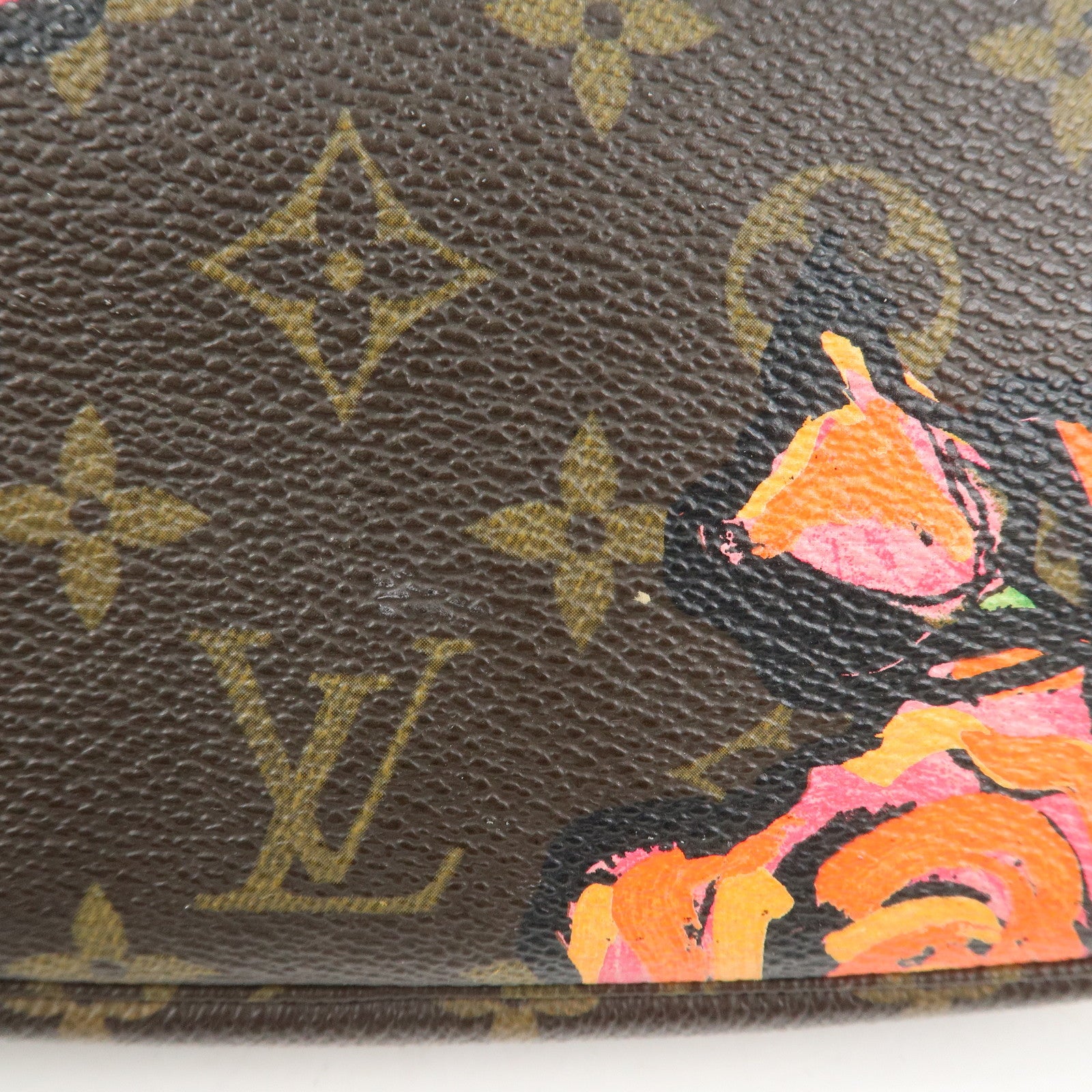 Louis Vuitton Monogram Rose Pochette Accessoires Pouch M48615