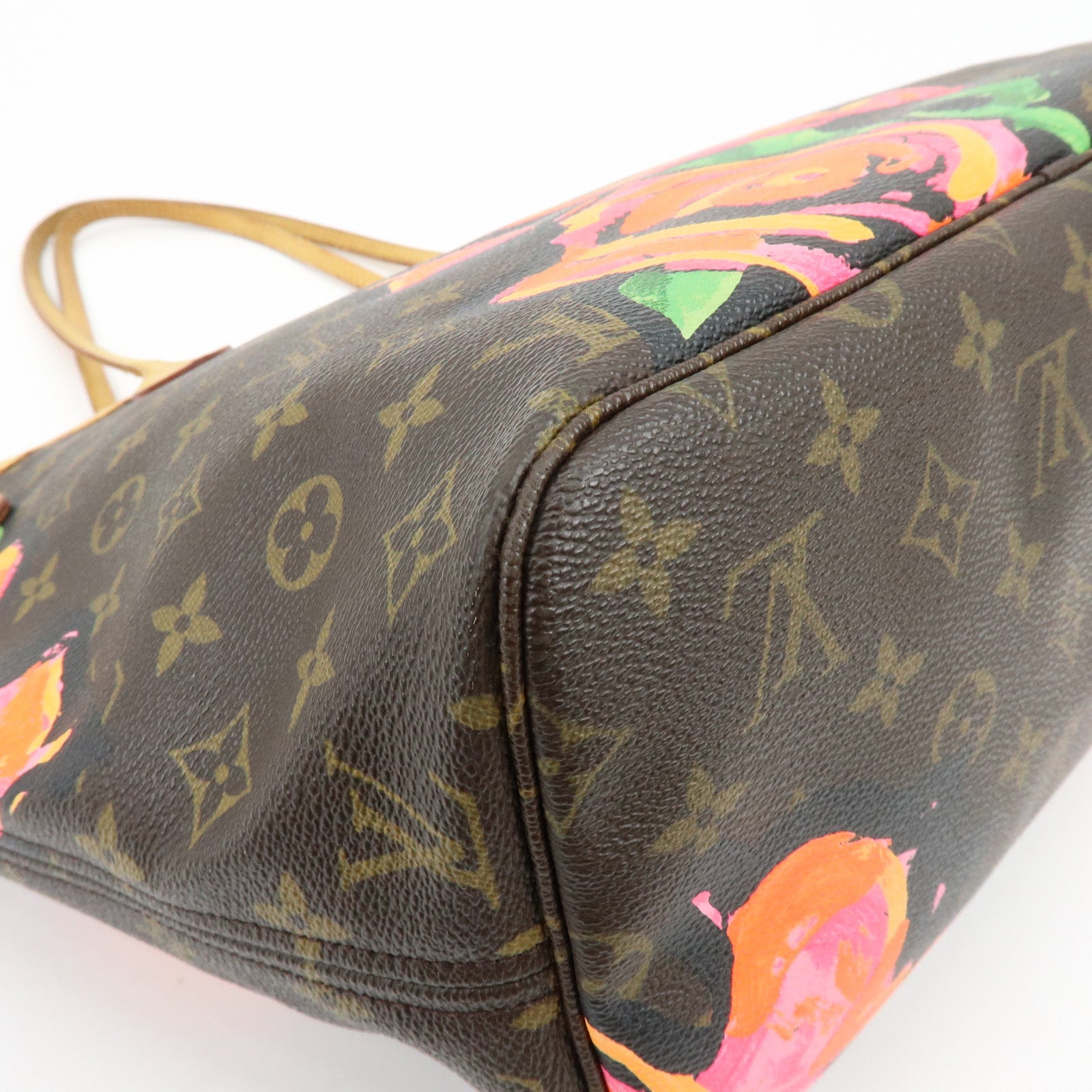 Louis Vuitton Monogram Rose Neverfull MM Tote Shoulder Bag M48613