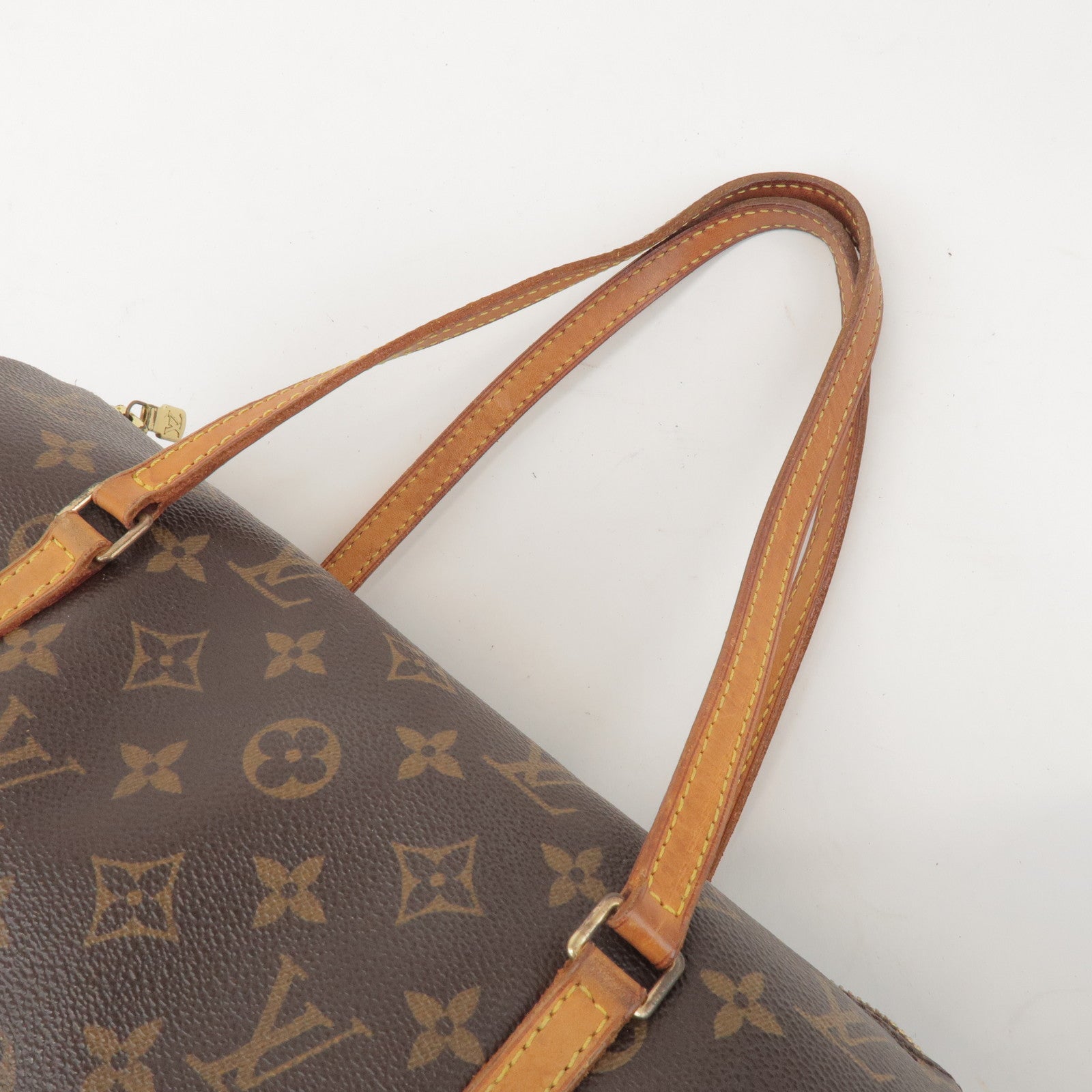 Louis Vuitton Monogram Papillon 30 Hand Bag Brown M51385